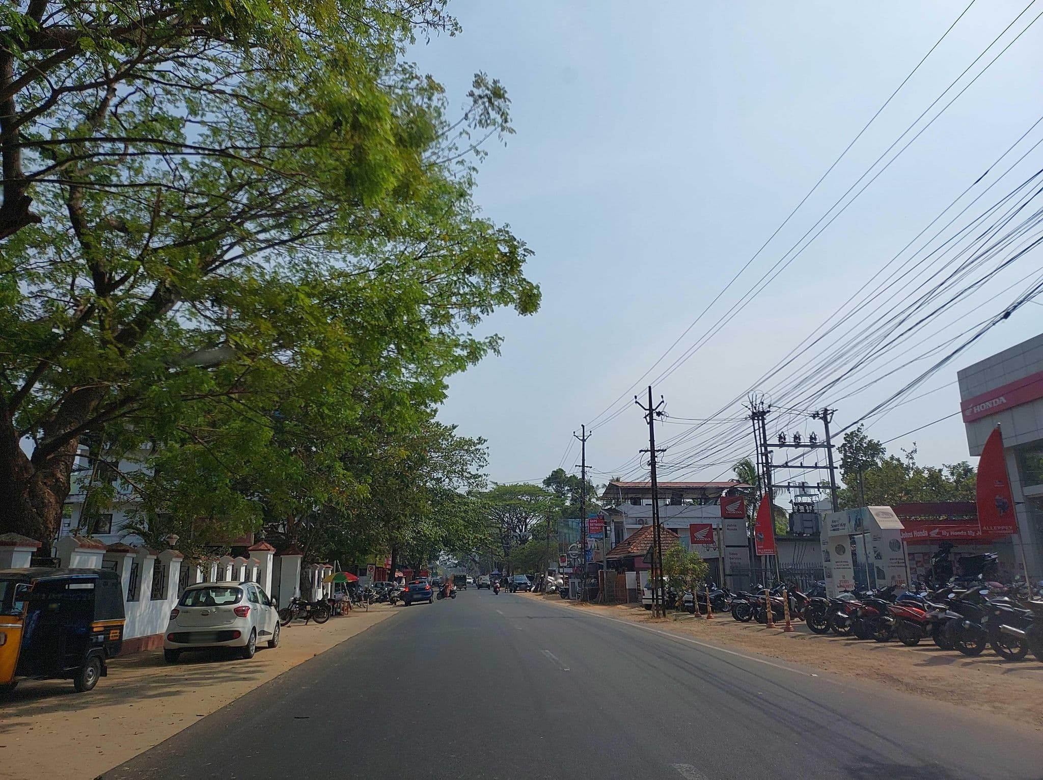 Street view near Adhithi Manthiram, Guest House, Opp Kalapura temple, Alappuzha — © V15 (CC BY-SA · Mapillary)