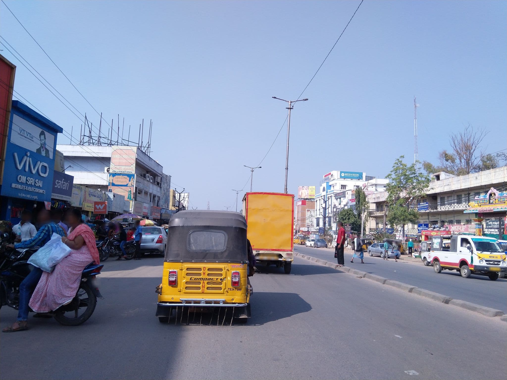 Street view near Sana Bawarchi, Quthbullapur — © nanireddy (CC BY-SA · Mapillary)
