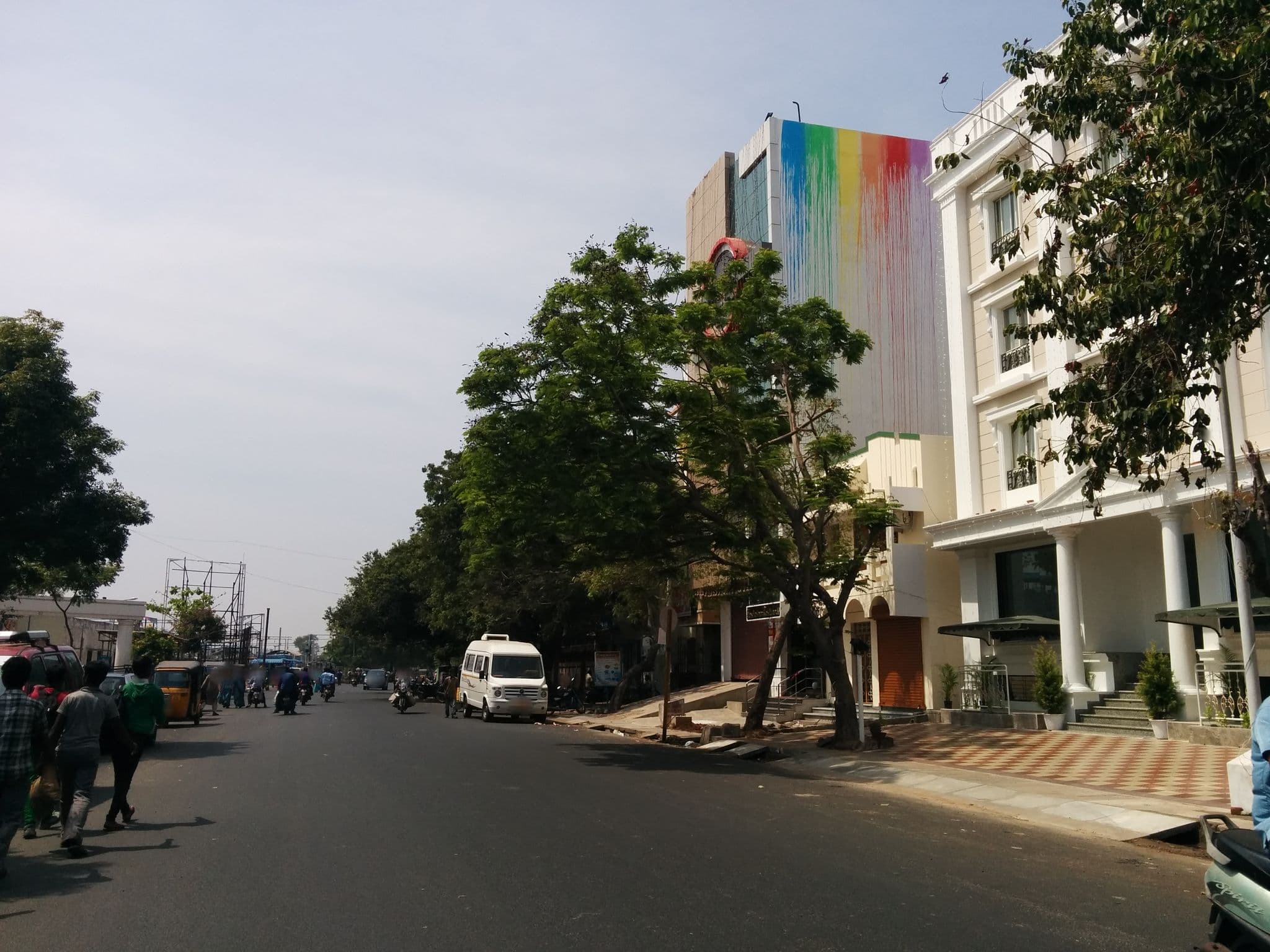 Street view near Treebo Trend South Avenue, Puducherry — © sashazykov (CC BY-SA · Mapillary)