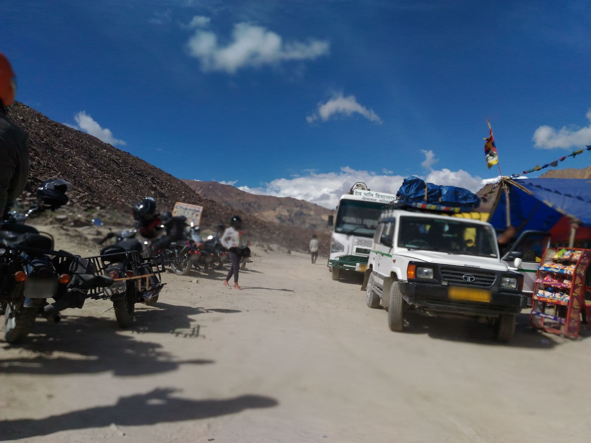 Street view near Dhaba (food and bed), Kyelang — © srividya (CC BY-SA · Mapillary)
