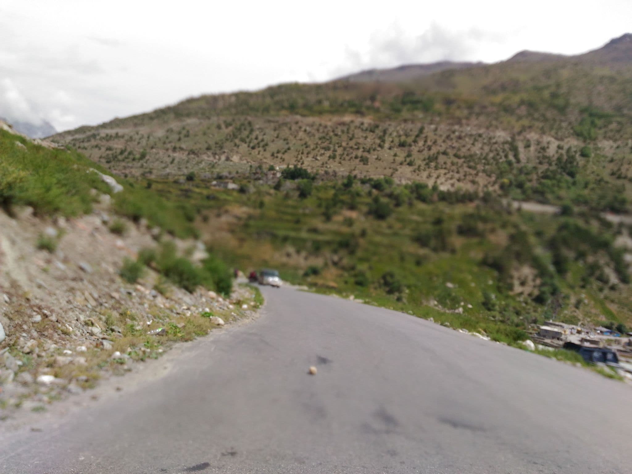 Street view near Dhaba (bed & food), Kyelang