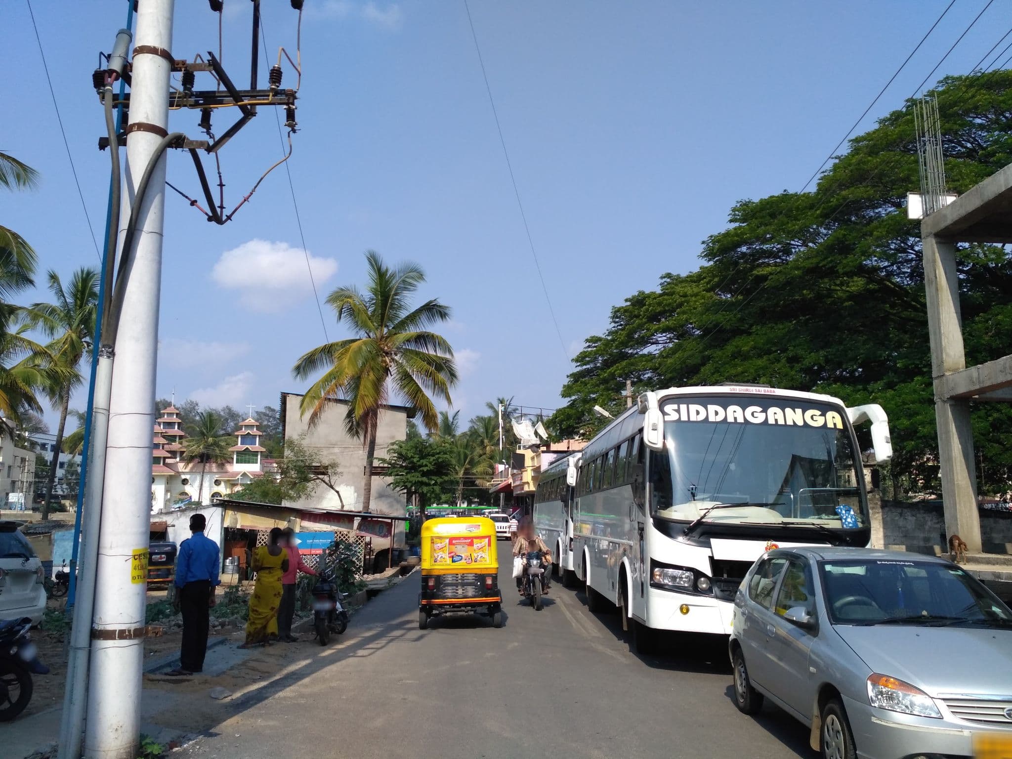 Street view near Satya Comforts, Hassan — © chethan (CC BY-SA · Mapillary)