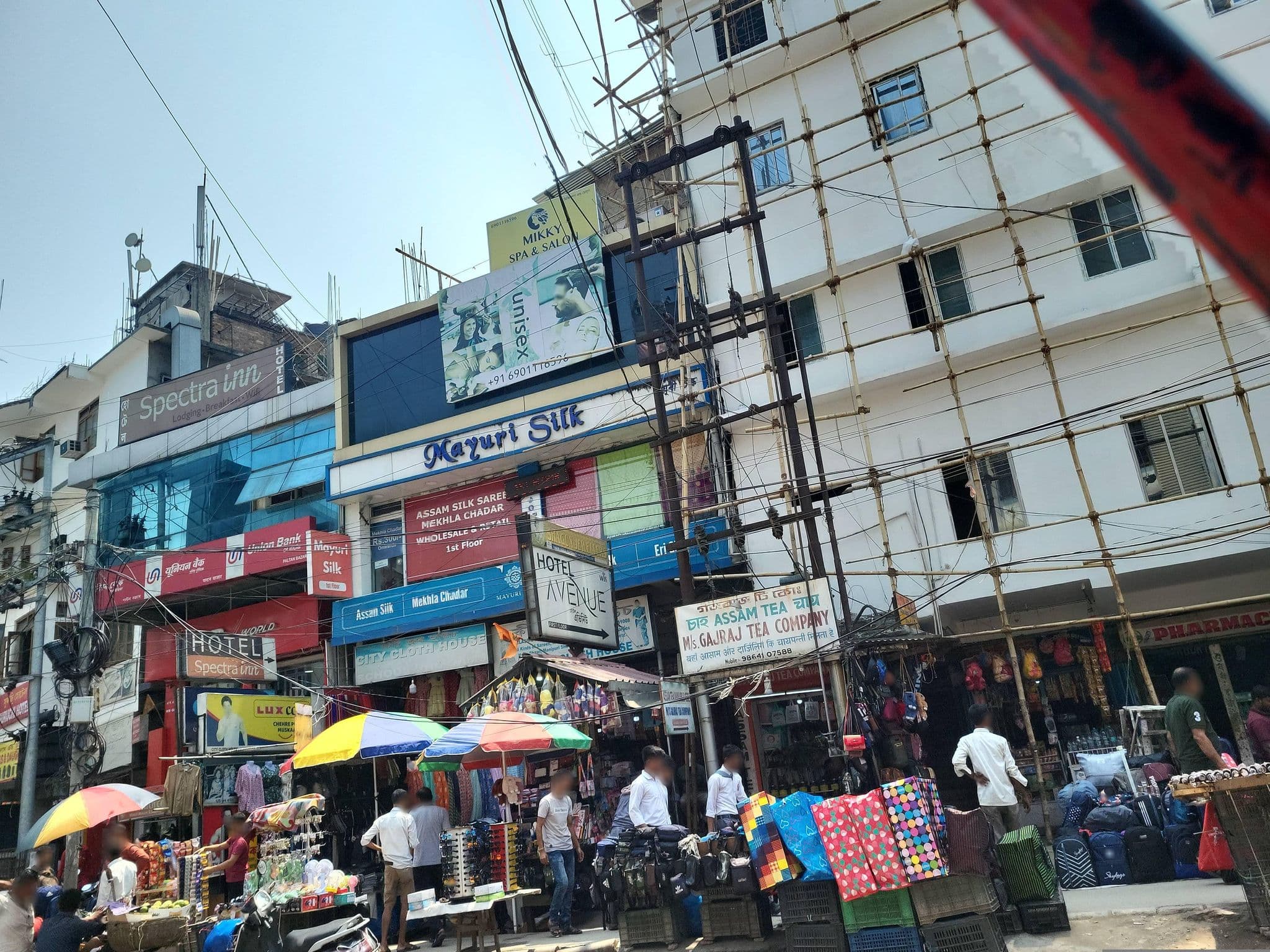 Street view near Spectra Inn, Guwahati
