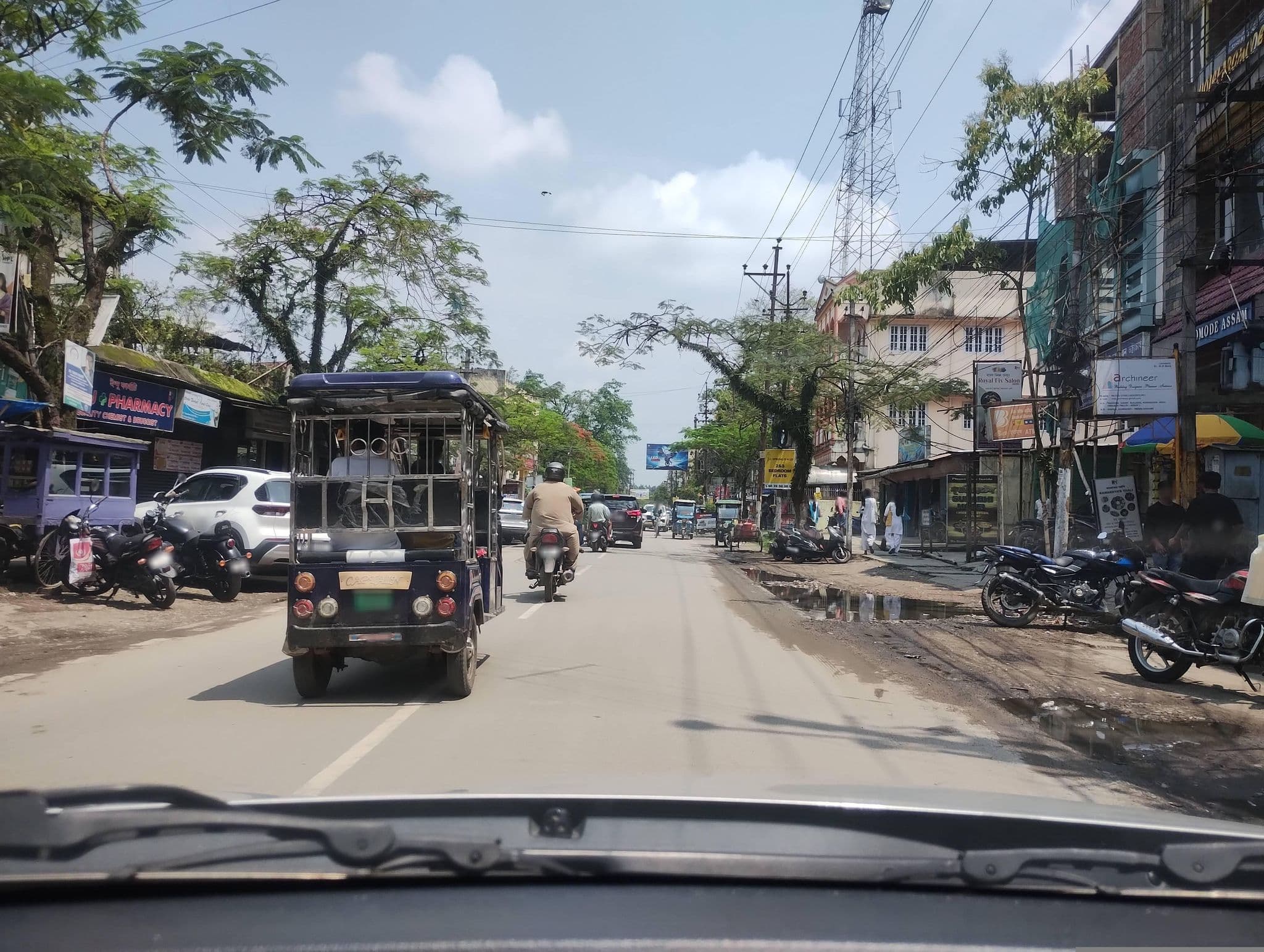 Street view near Misti Mukh, Tinsukia — © TilokChetri (CC BY-SA · Mapillary)