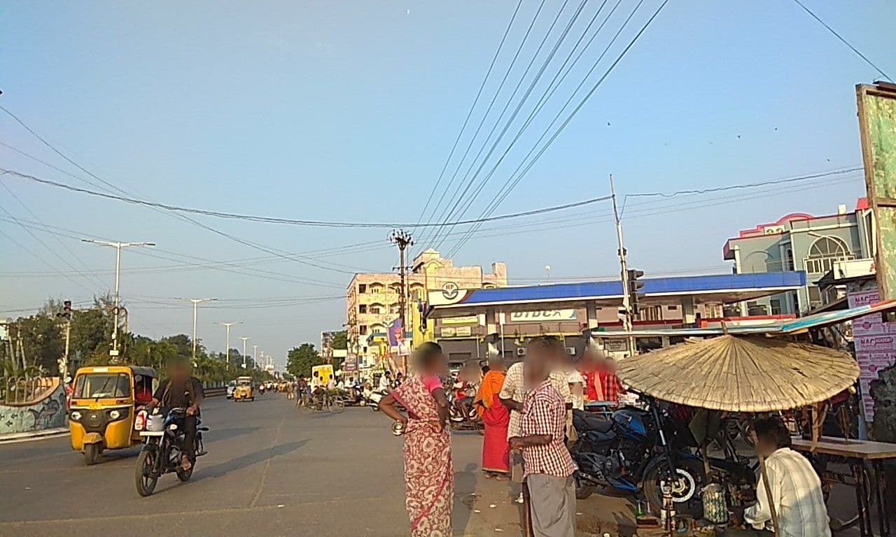 Street view near RK Good Times, Machilīpatnam — © natarajakaveeti (CC BY-SA · Mapillary)