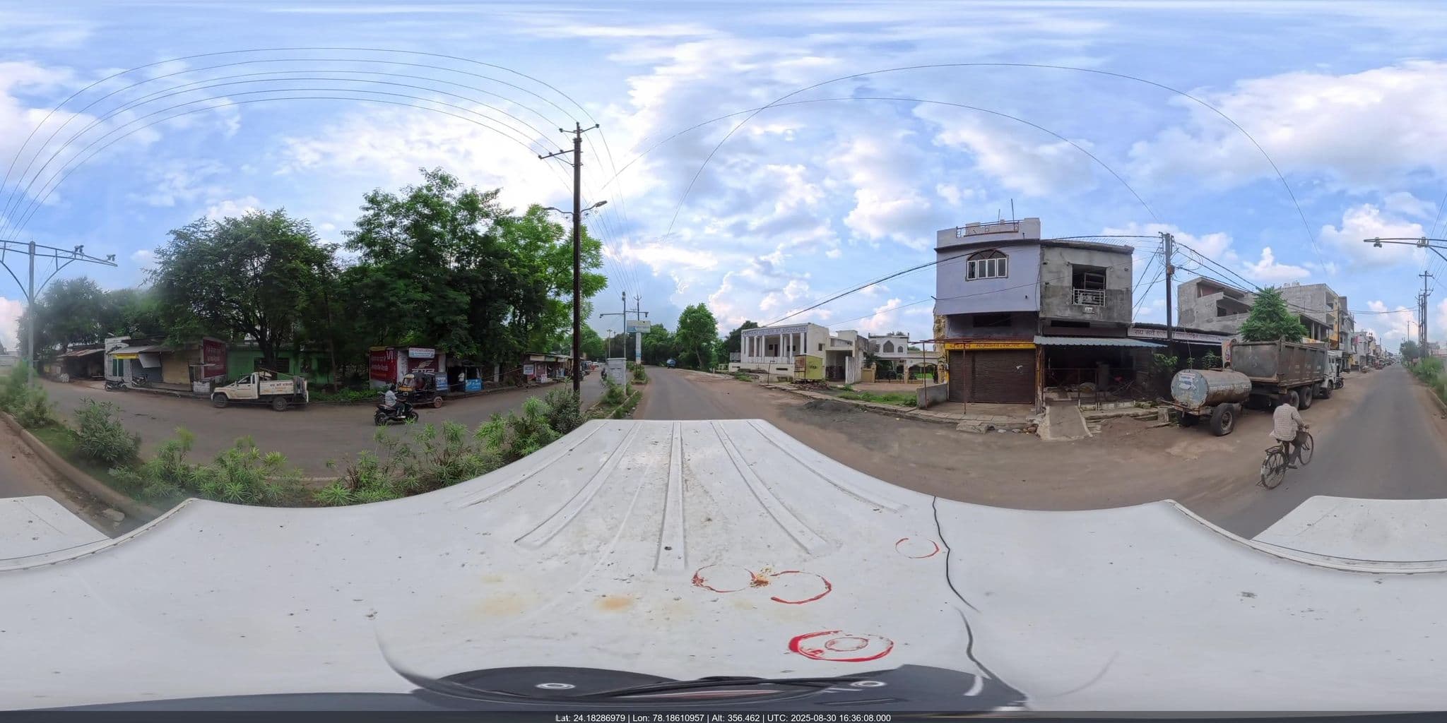 Street view near Hotel & Restaurant Deenanath Heritage, Bīna — © snranjan (CC BY-SA · Mapillary)