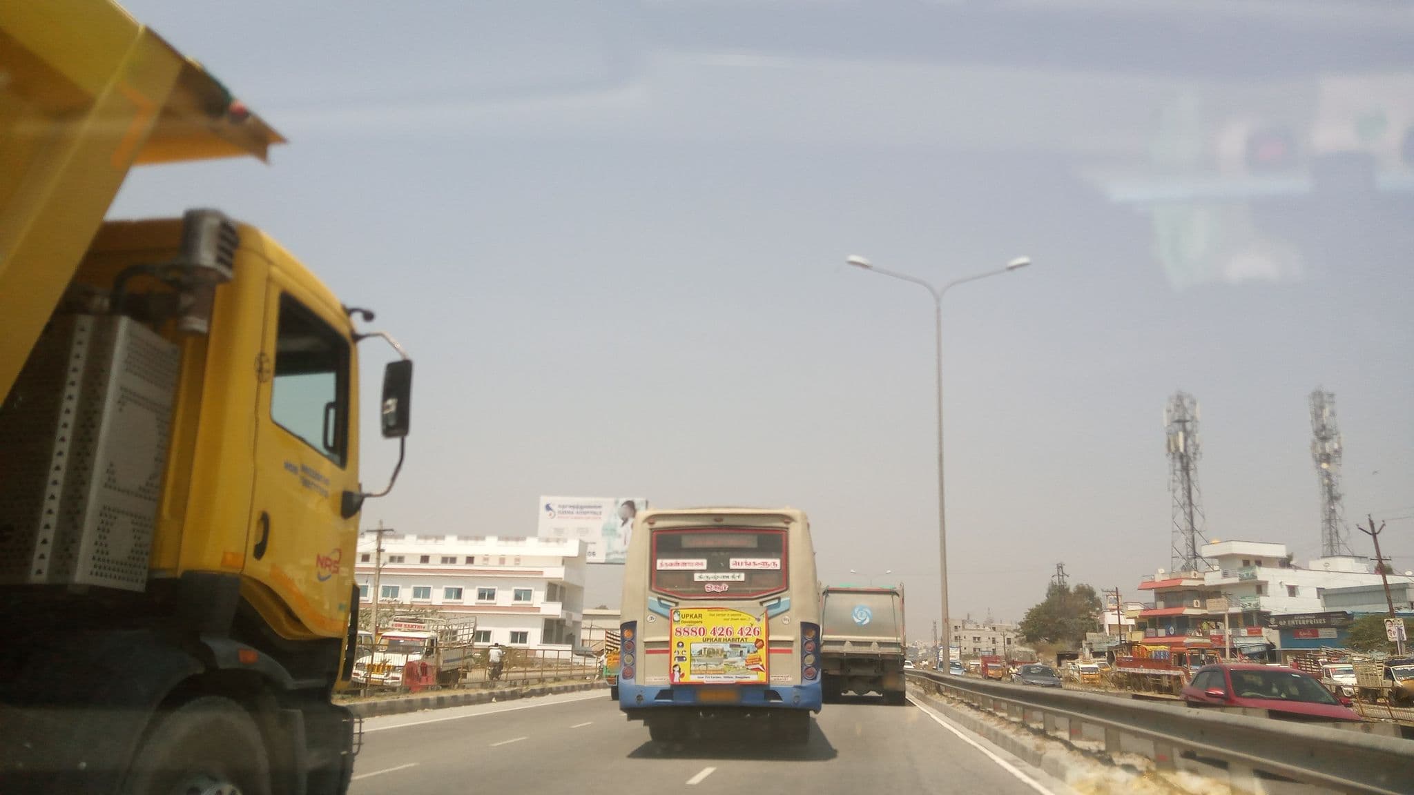 Street view near Highway Stays, Hosūr — © pradeepbv (CC BY-SA · Mapillary)