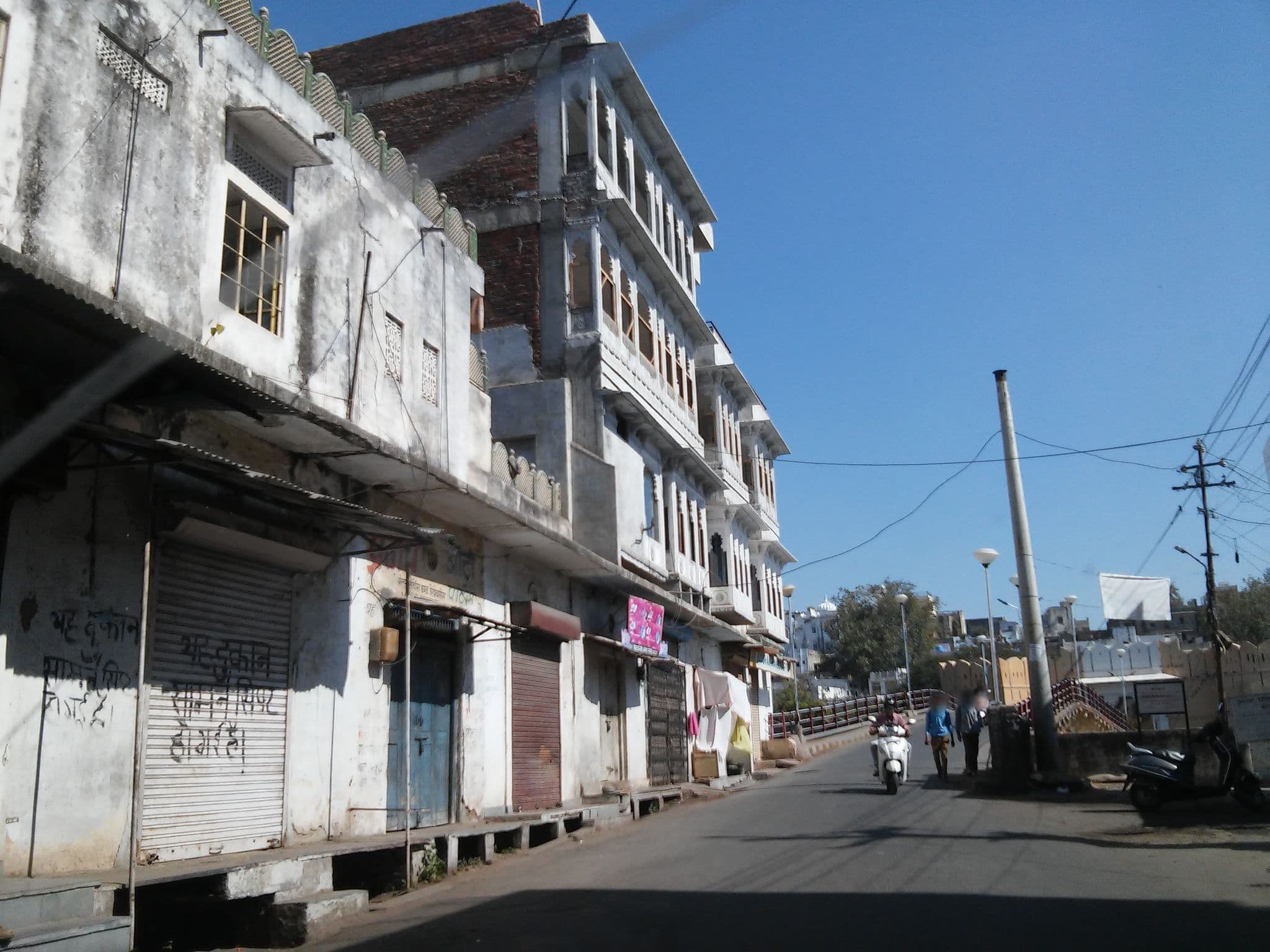 Street view near hide-in Mewar Villas, Udaipur