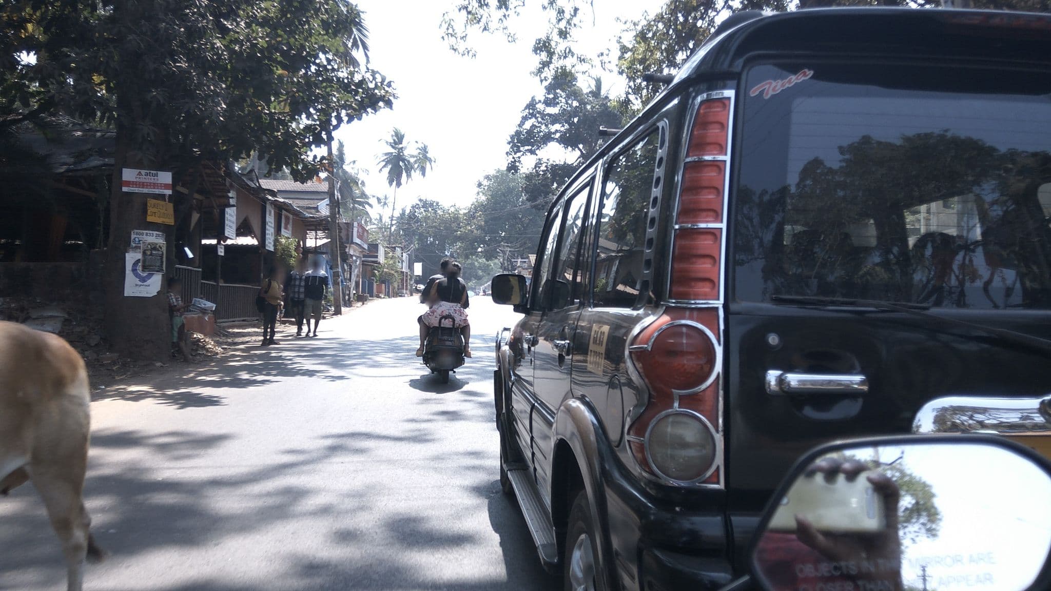Street view near Anjuna Area 5br Luxury Villa Panch with private pool, Baga — © natarajakaveeti (CC BY-SA · Mapillary)