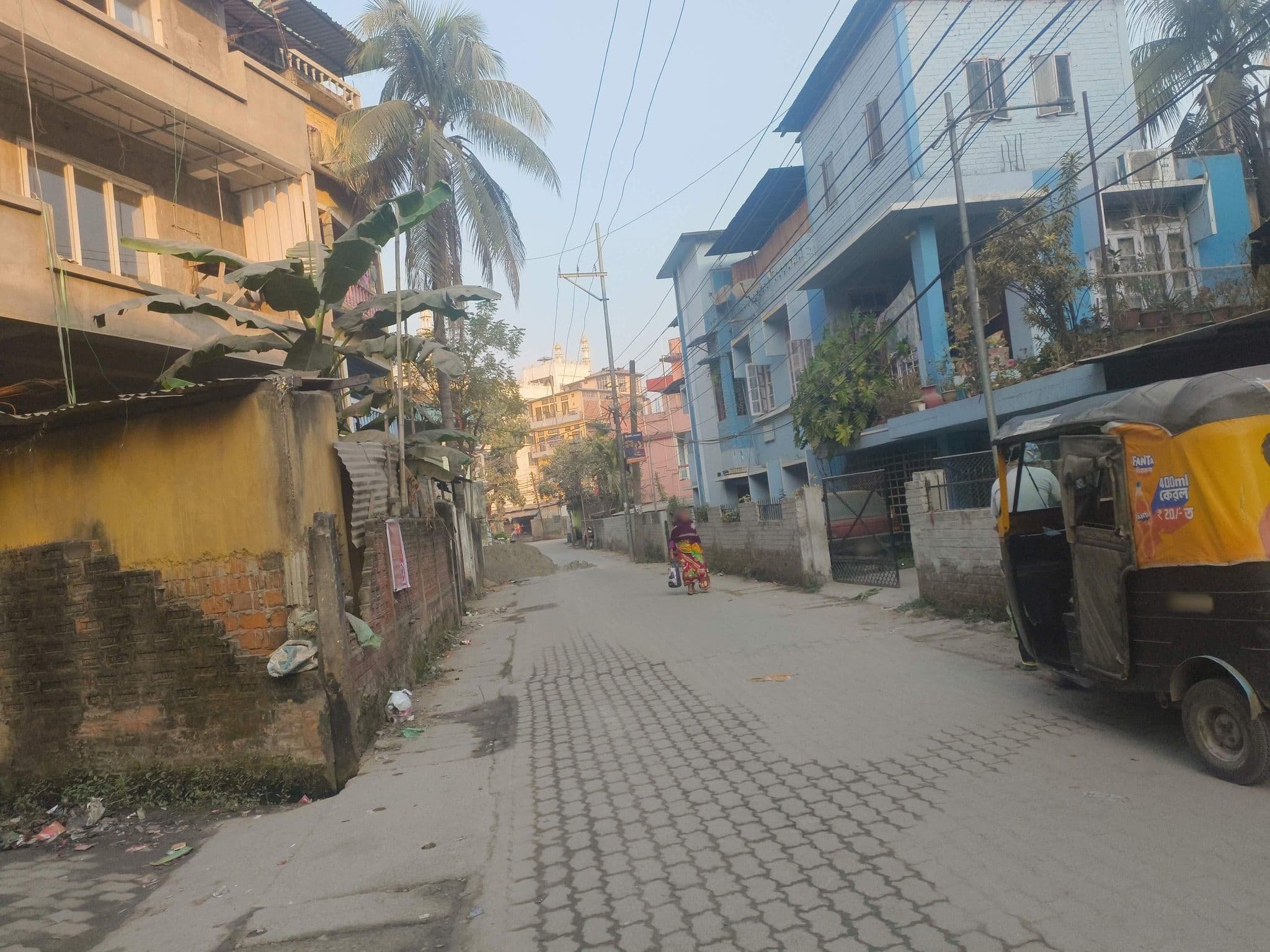 Street view near Solace manzil (SN farid's residence), Guwahati