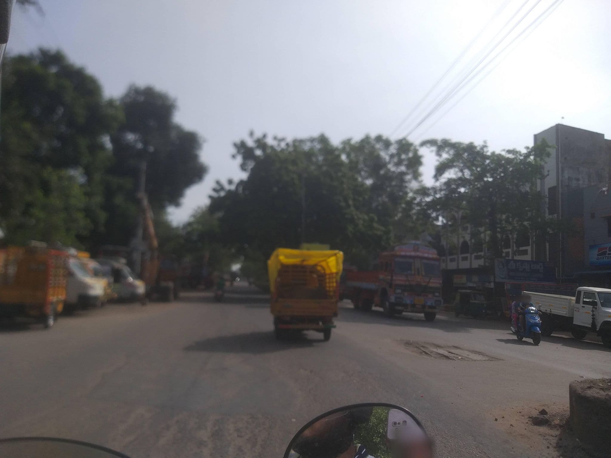 Street view near Sri Krishna Lodge, Kānūru — © Bhargavi23 (CC BY-SA · Mapillary)