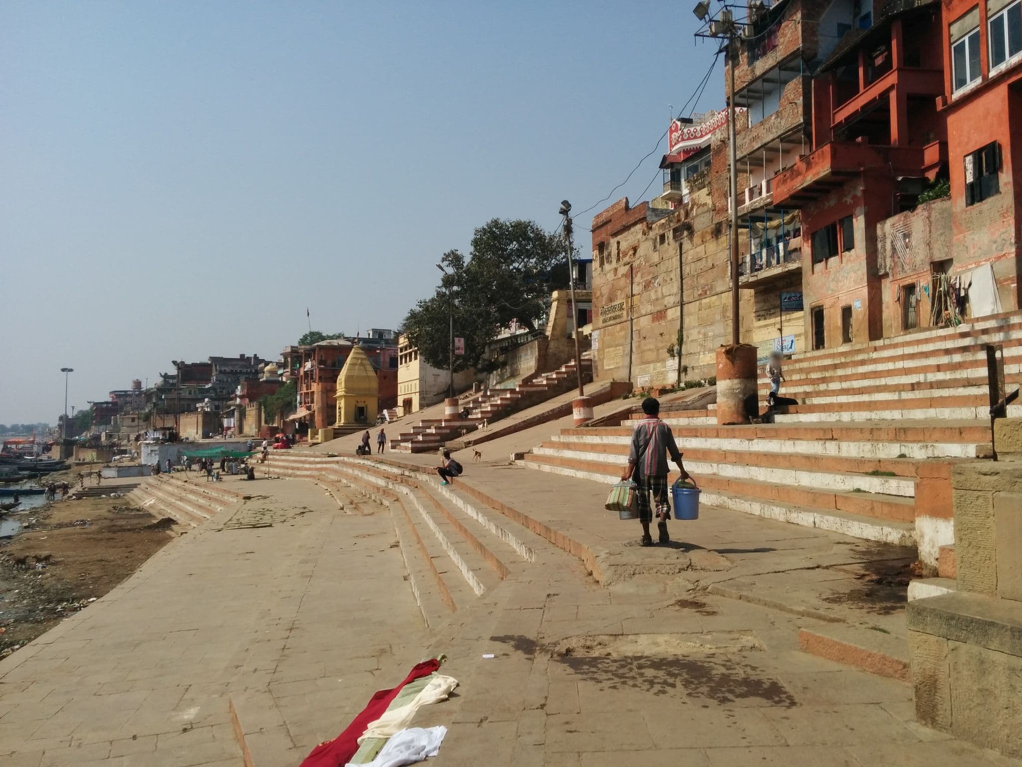 Street view near Munna guest house, manas sarovar galli, narad dhat, Varanasi