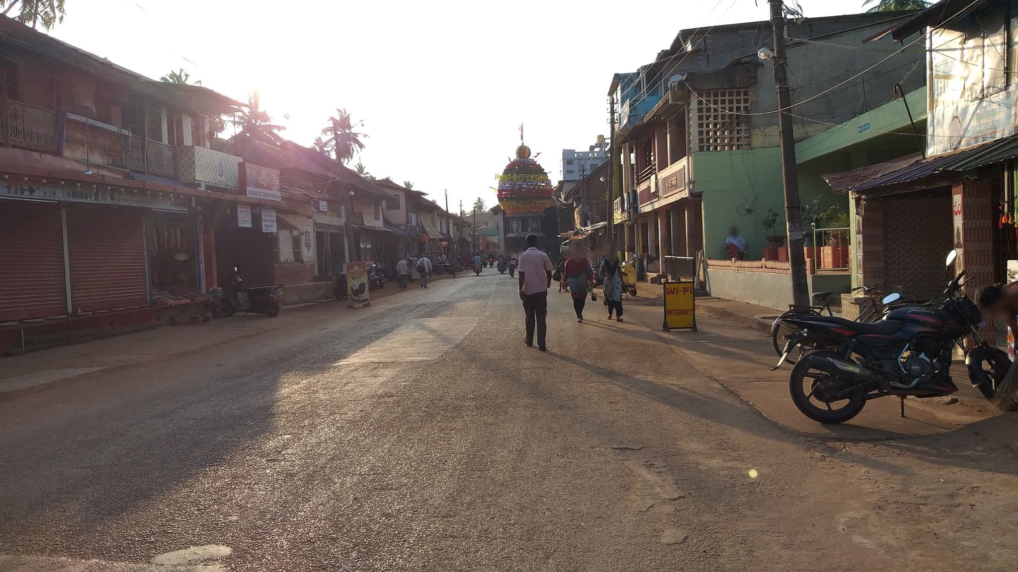 Street view near Shree Ganesh Guesthouse, Gokarna
