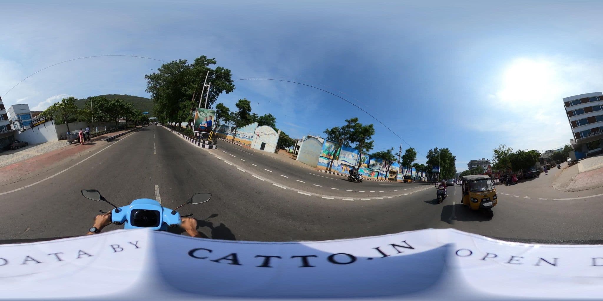 Street view near Hotel Ocean Spice, Rasapūdipalem — © Catto (CC BY-SA · Mapillary)