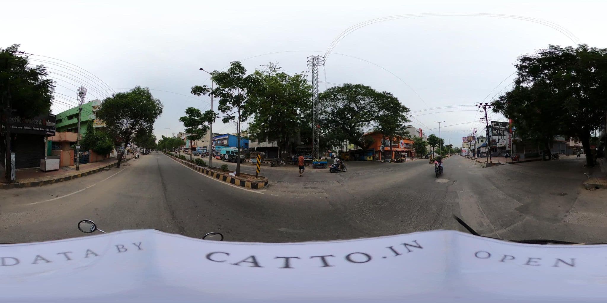 Street view near Hotel Sinka Grand, Rasapūdipalem — © Catto (CC BY-SA · Mapillary)