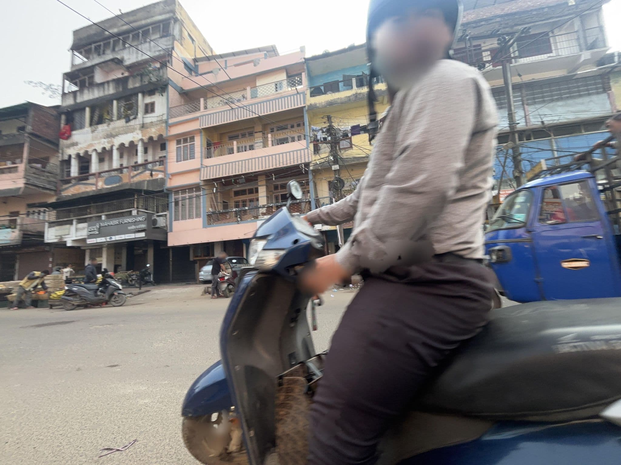 Street view near Ankit foods, Guwahati