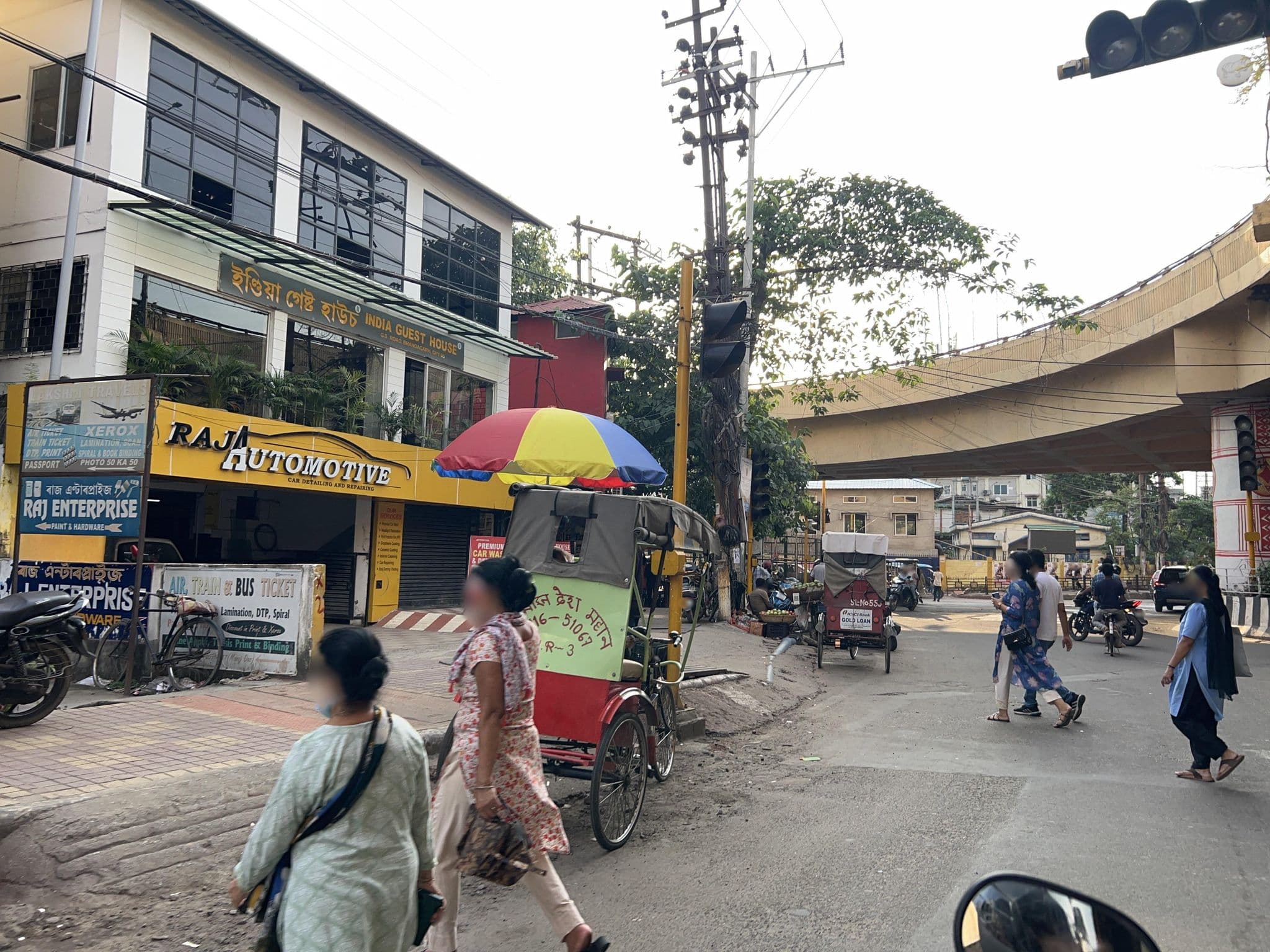 Street view near India guest house, Guwahati