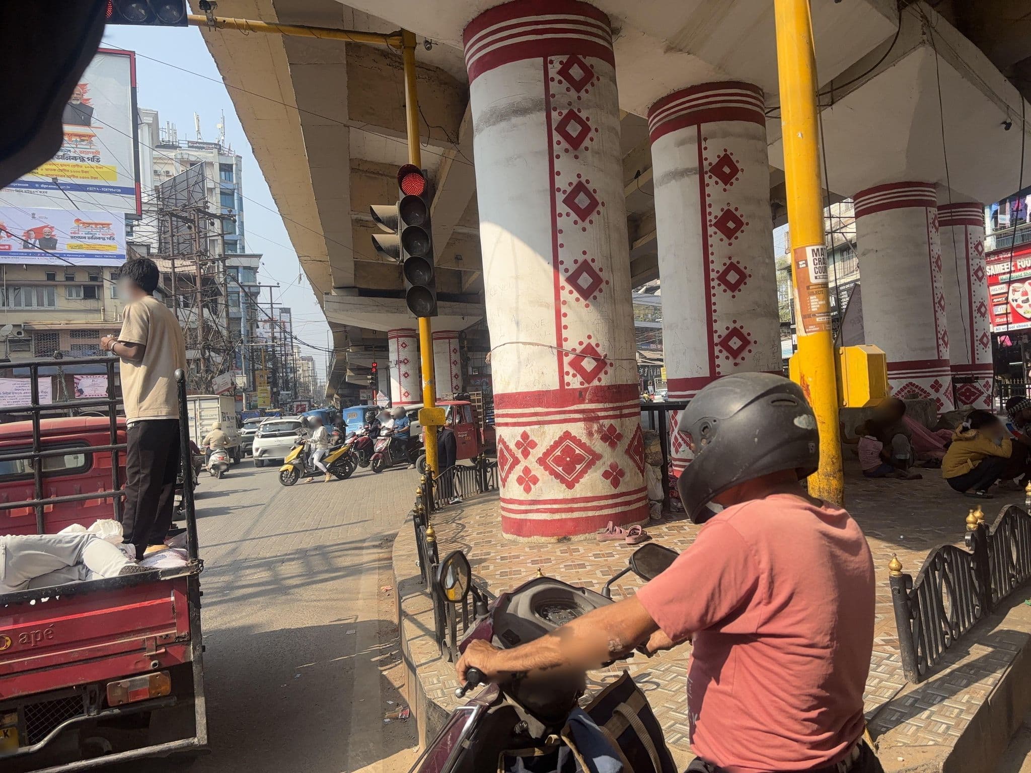 Street view near sweet, Guwahati