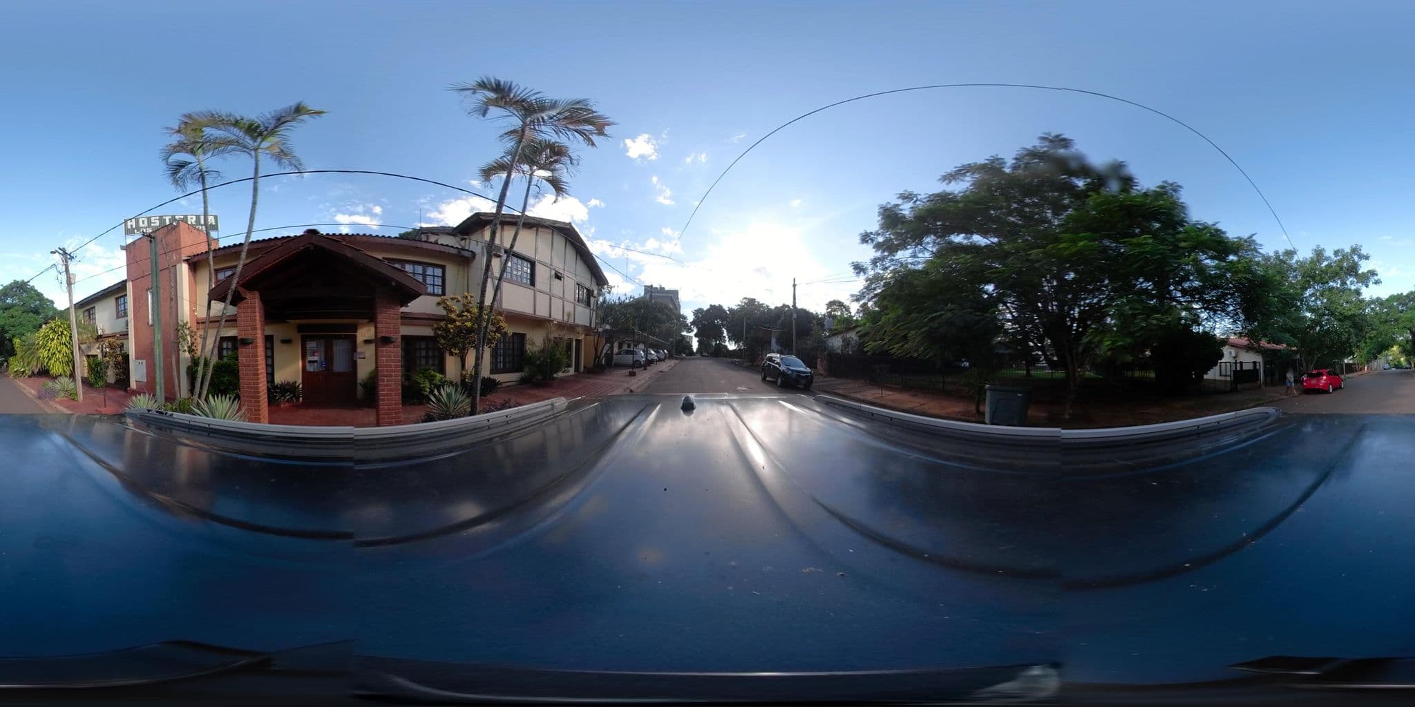 Street view near Hostería Los Helechos, Puerto Iguazú