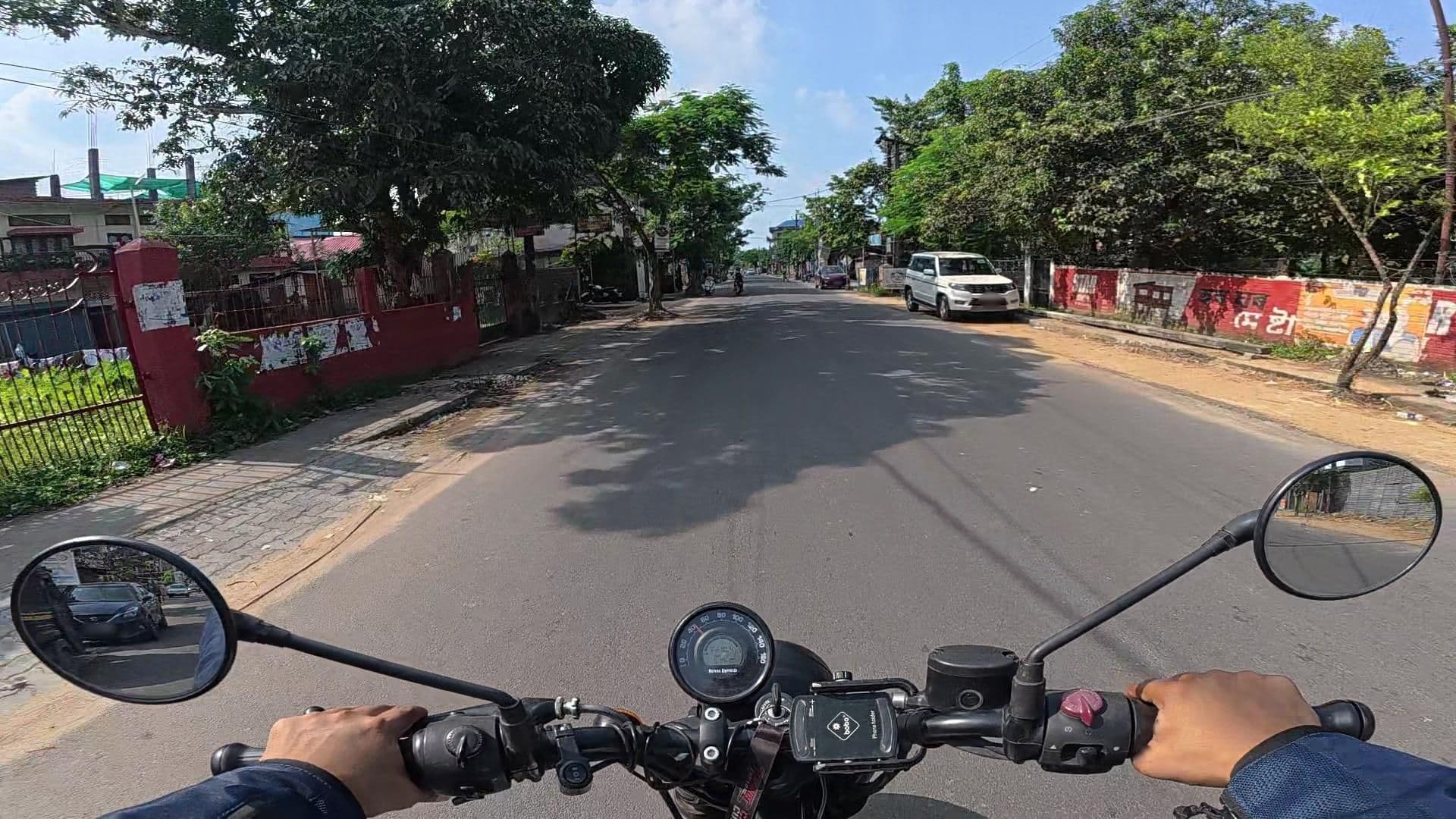 Street view near The Red Roof Inn, Chekonidhara — © TilokChetri (CC BY-SA · Mapillary)