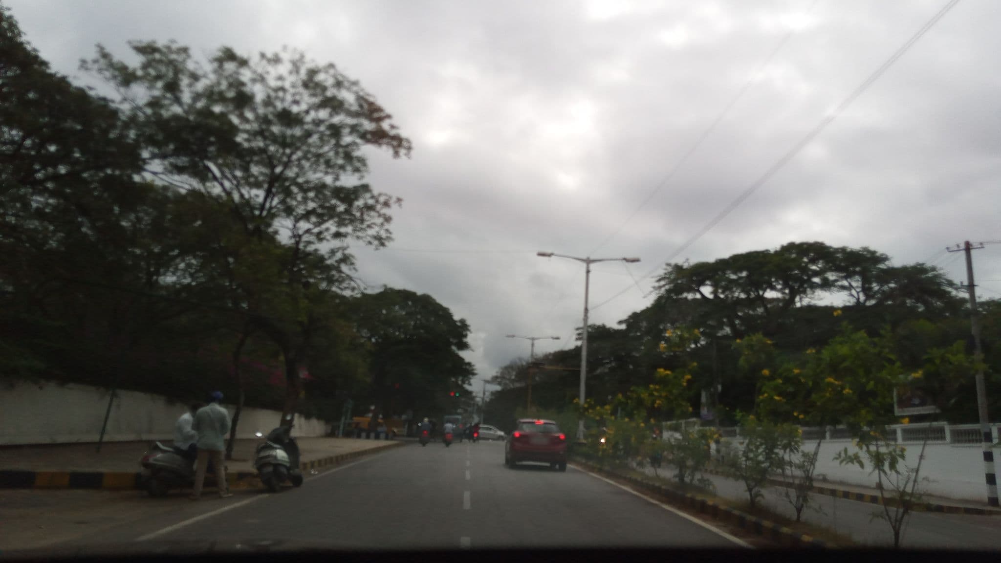 Street view near King's Kourt, Mysuru — © pradeepbv (CC BY-SA · Mapillary)
