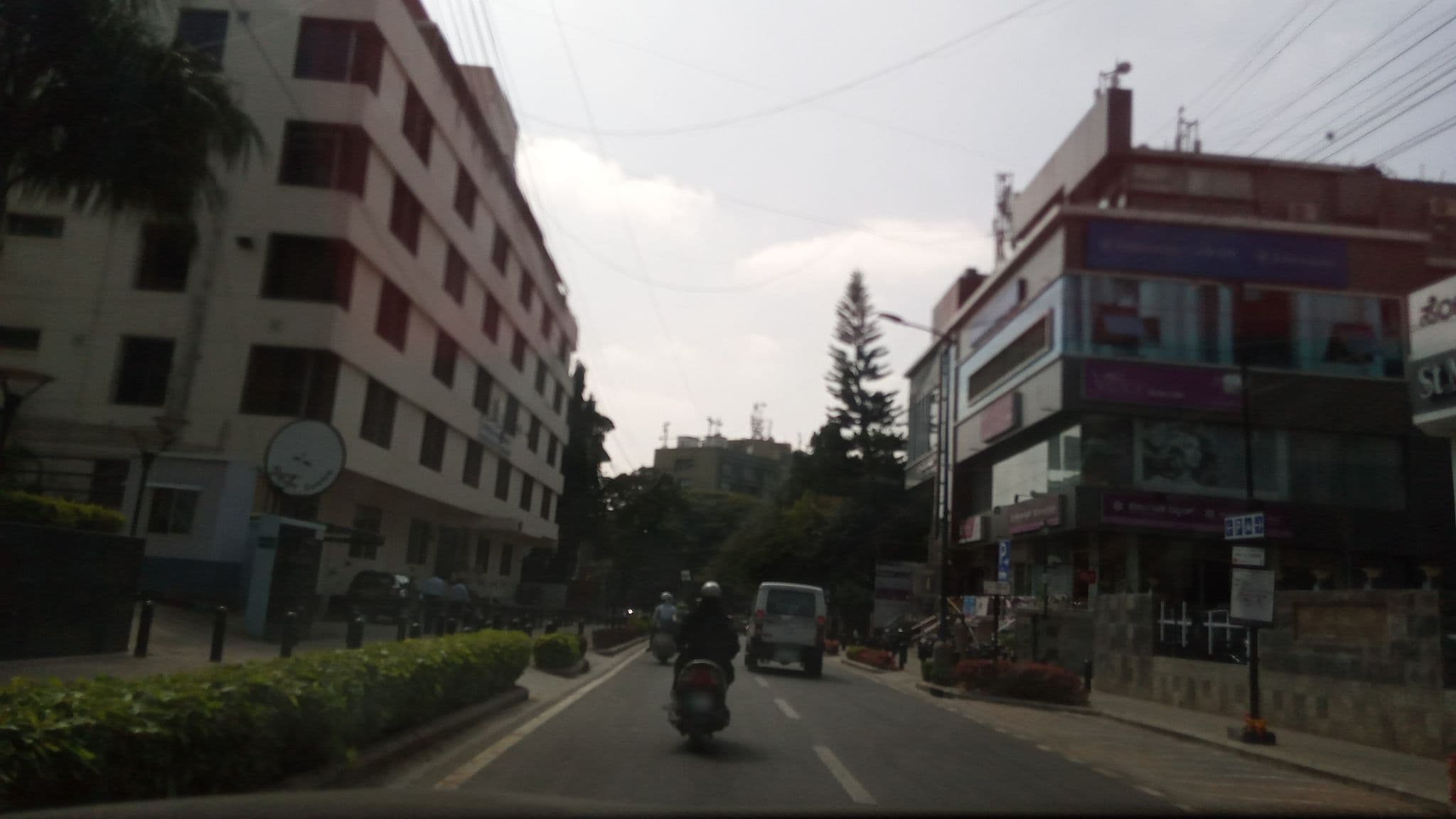 Street view near St. Mark's Hotel, Bengaluru — © pradeepbv (CC BY-SA · Mapillary)
