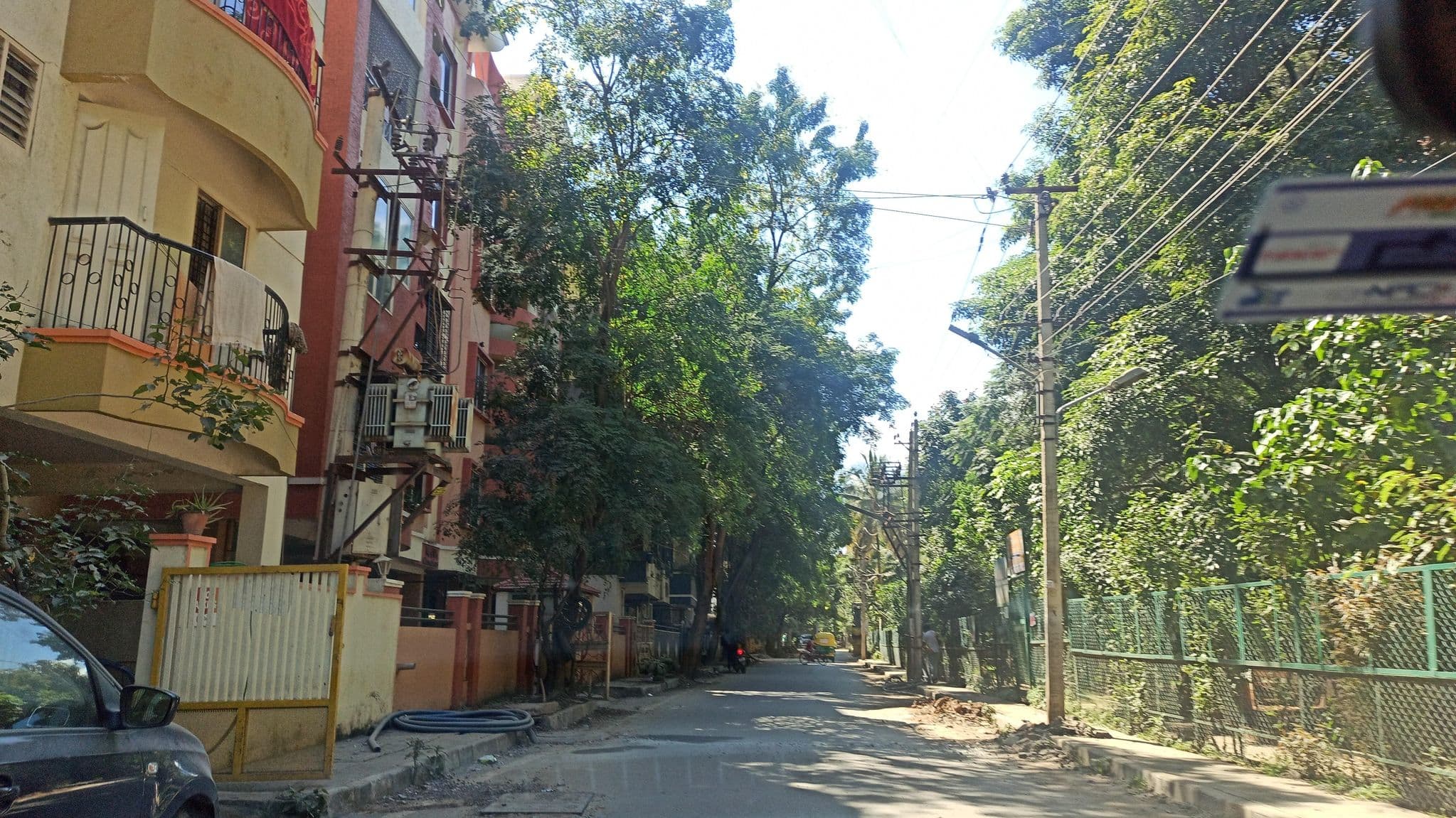 Street view near Saranga Pg for Gents, koppana Agrahara — © IBI (CC BY-SA · Mapillary)
