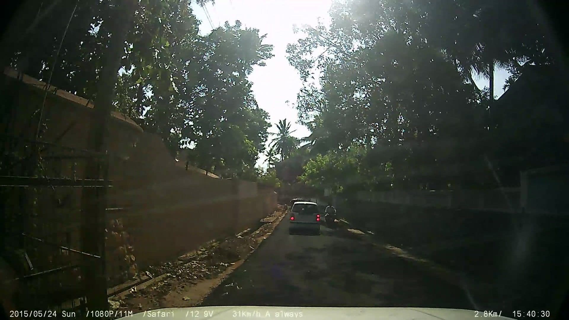 Street view near NSS Womens' Hostel, Changanācheri — © johnichan (CC BY-SA · Mapillary)