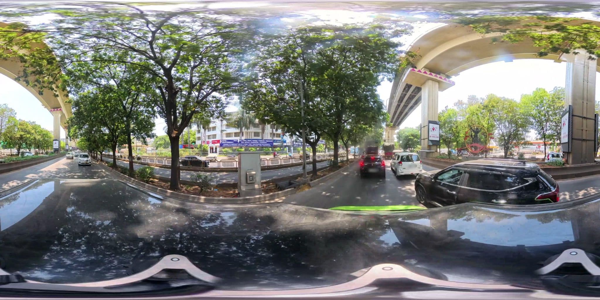 Street view near Hotel Kala Sagar, Pimpri — © skysign (CC BY-SA · Mapillary)