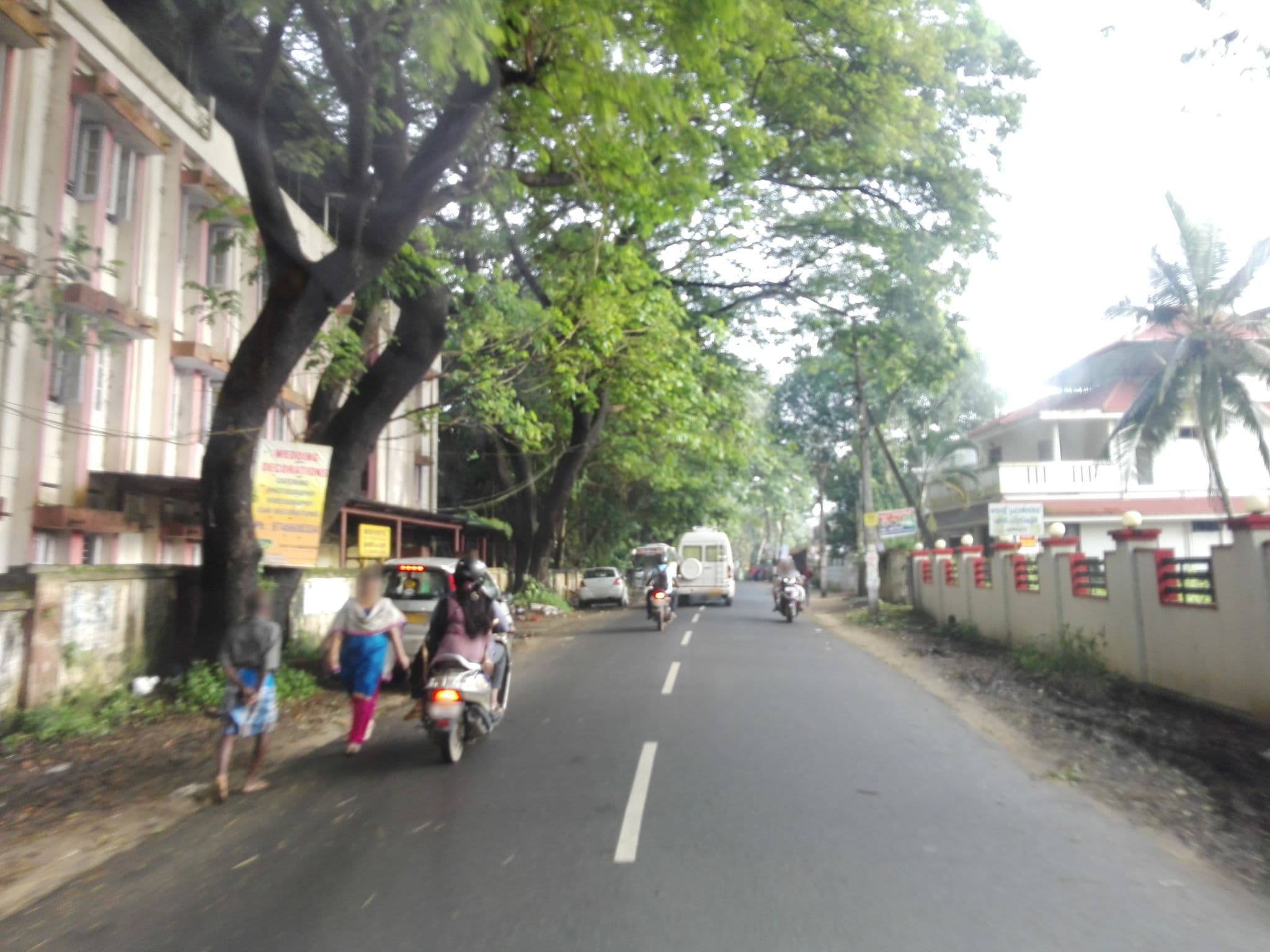 Street view near Men's Hostel of Ayurveda College, Kureekkad — © arun6723 (CC BY-SA · Mapillary)