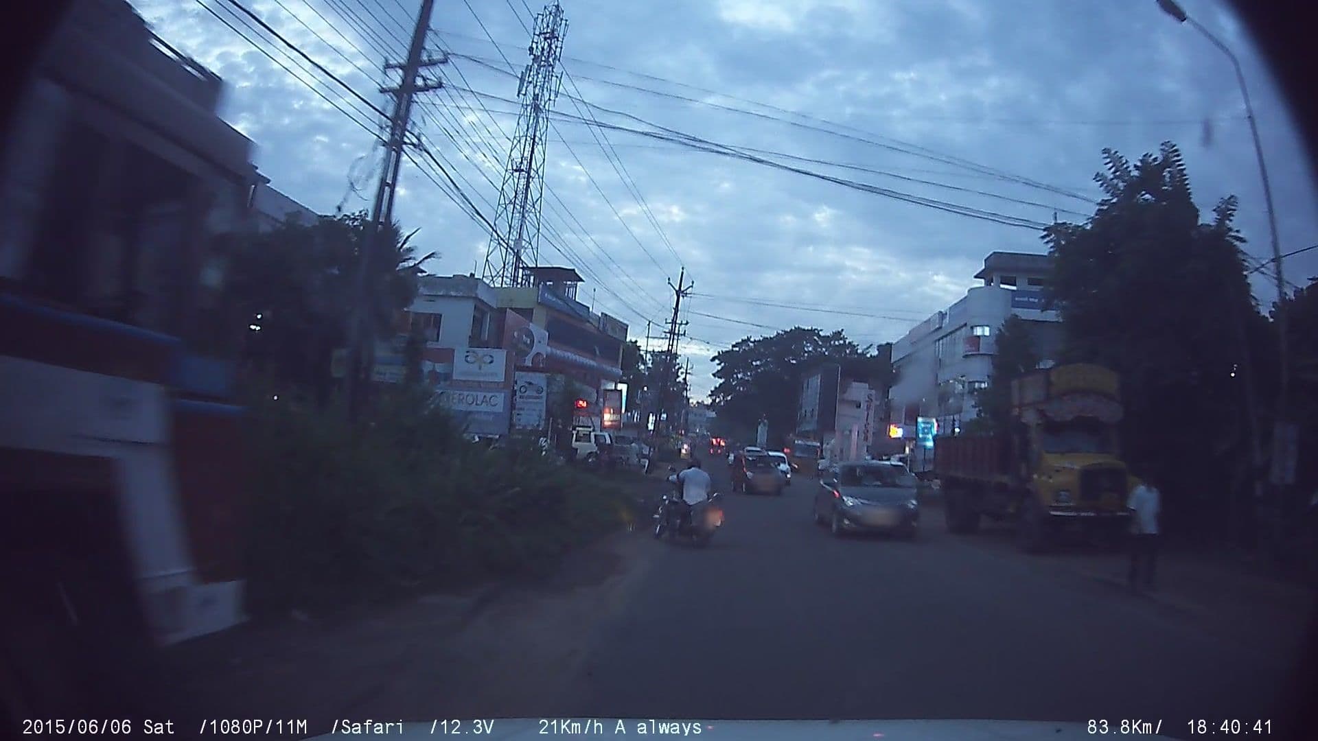 Street view near Radco ladies hostel, Tiruvalla — © johnichan (CC BY-SA · Mapillary)