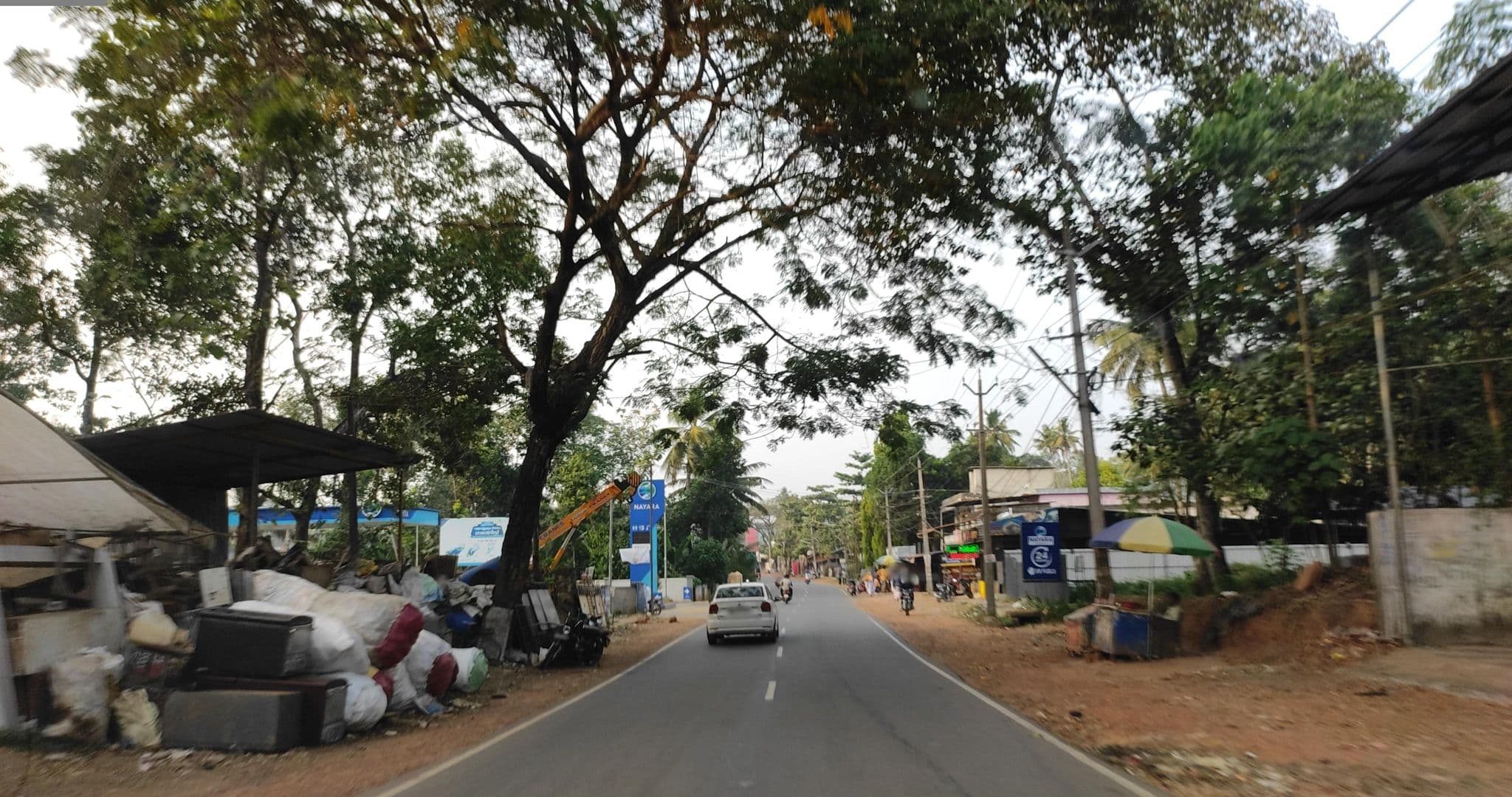 Street view near shadiya biriyani center, Thodiyoor — © V15 (CC BY-SA · Mapillary)