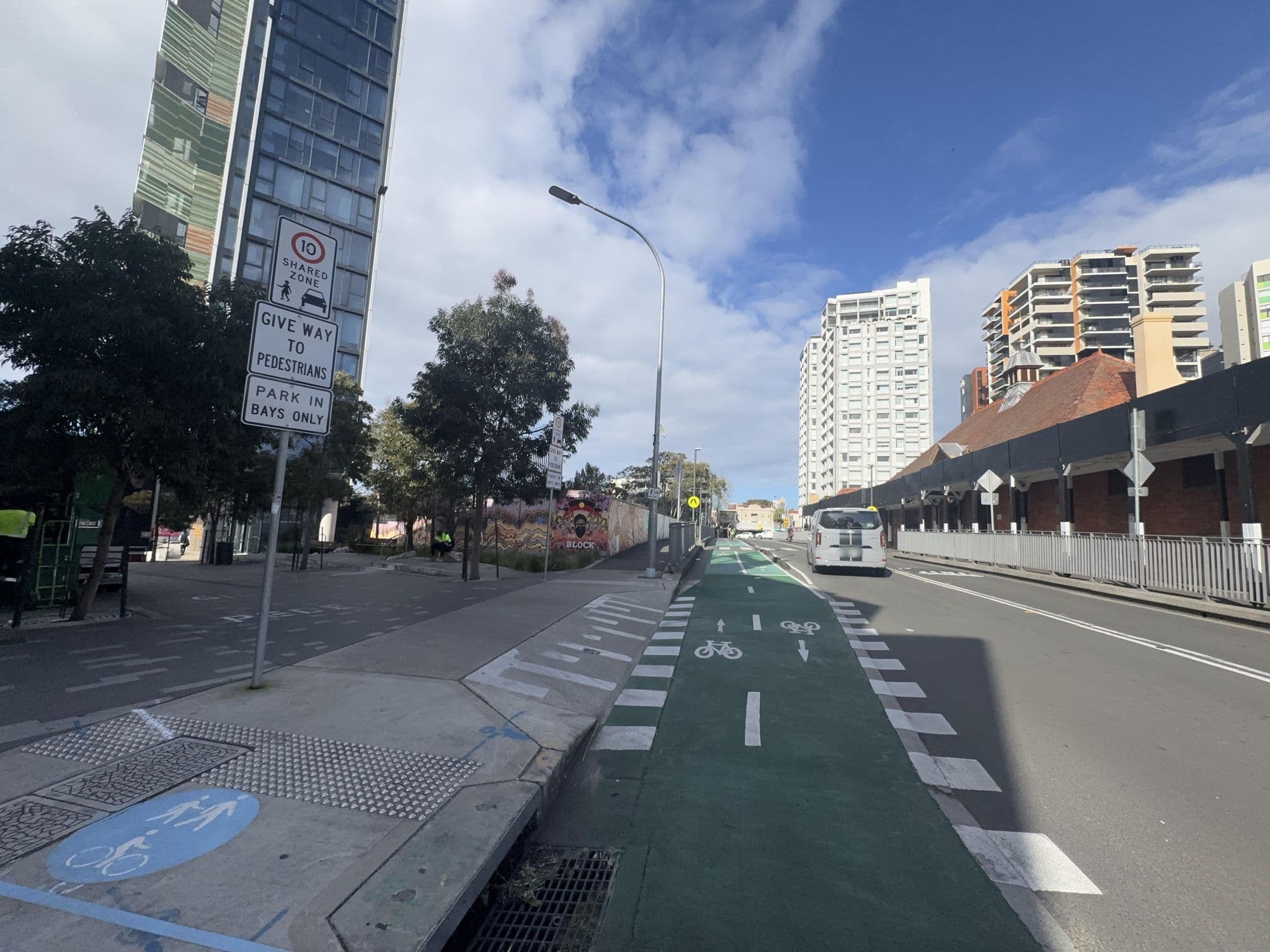 Street view near Col James Student Accomodation, Chippendale — © jakecopp (CC BY-SA · Mapillary)