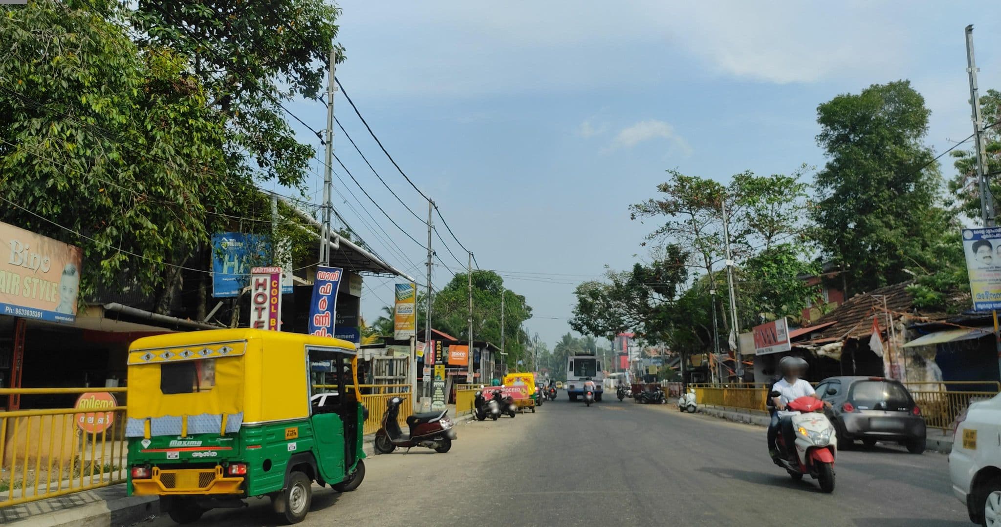 Street view near Karthika, Alappuzha — © V15 (CC BY-SA · Mapillary)