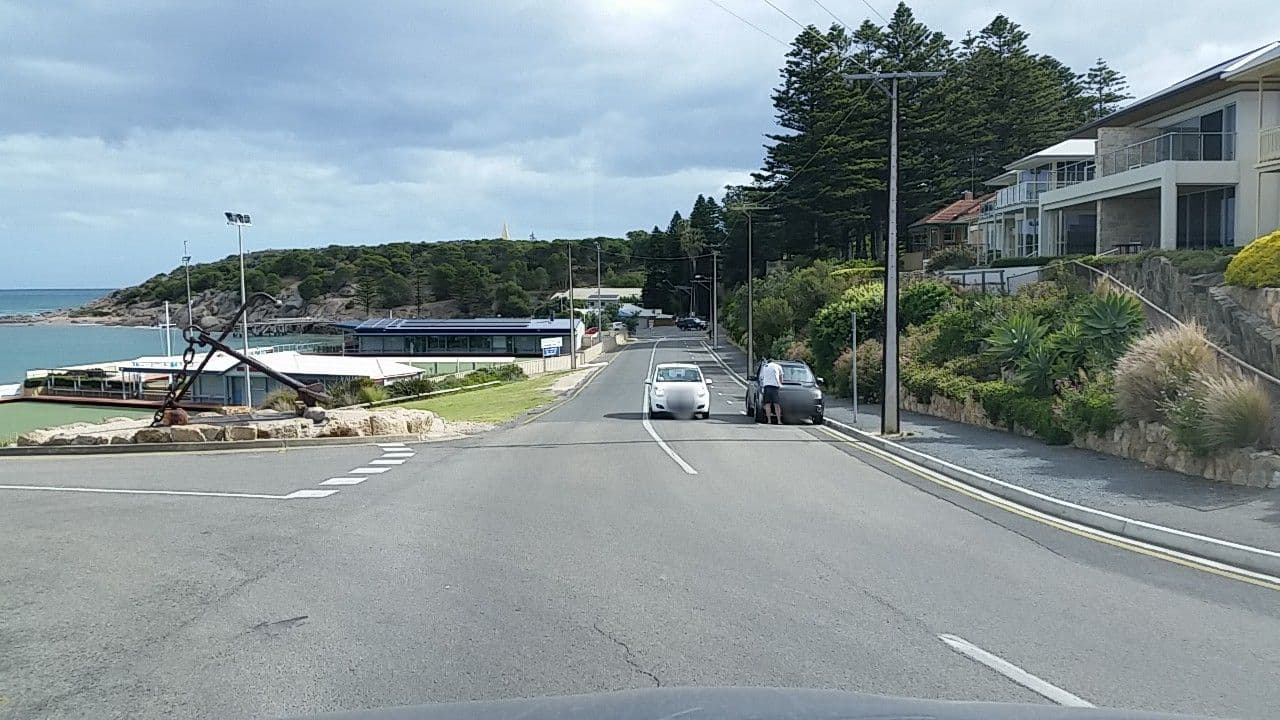 Street view near The Dolphins, Port Elliot — © didz (CC BY-SA · Mapillary)