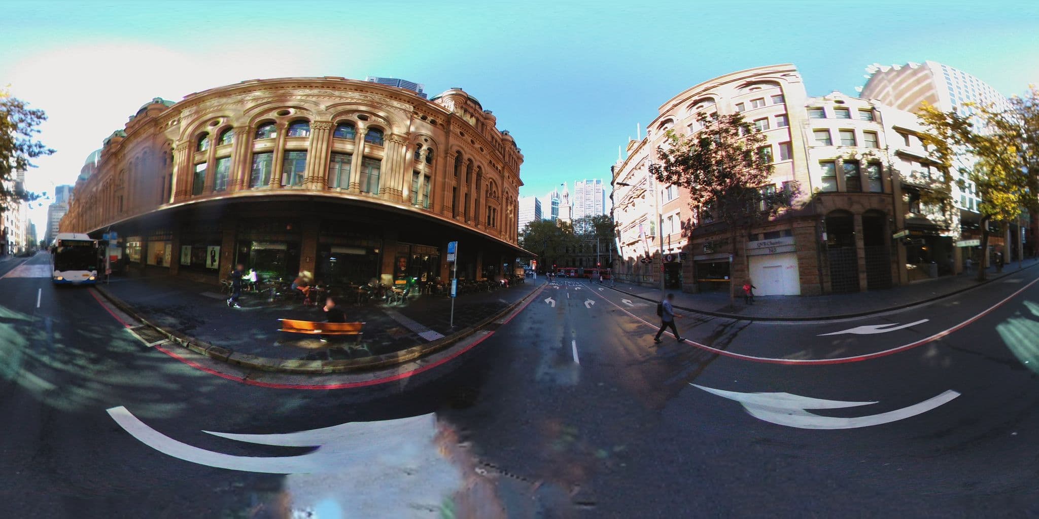 Street view near Yehs Hotel Sydney QVB, Sydney — © aharvey (CC BY-SA · Mapillary)