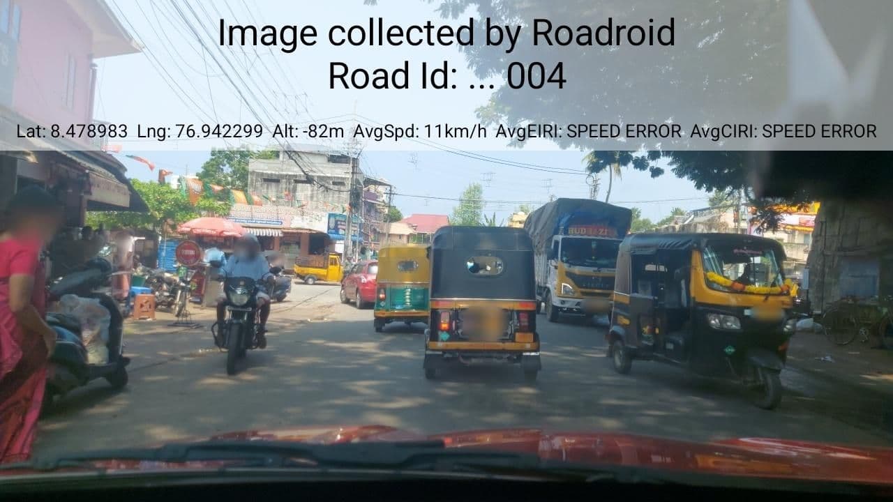 Street view near Anil Hotel, Thiruvananthapuram