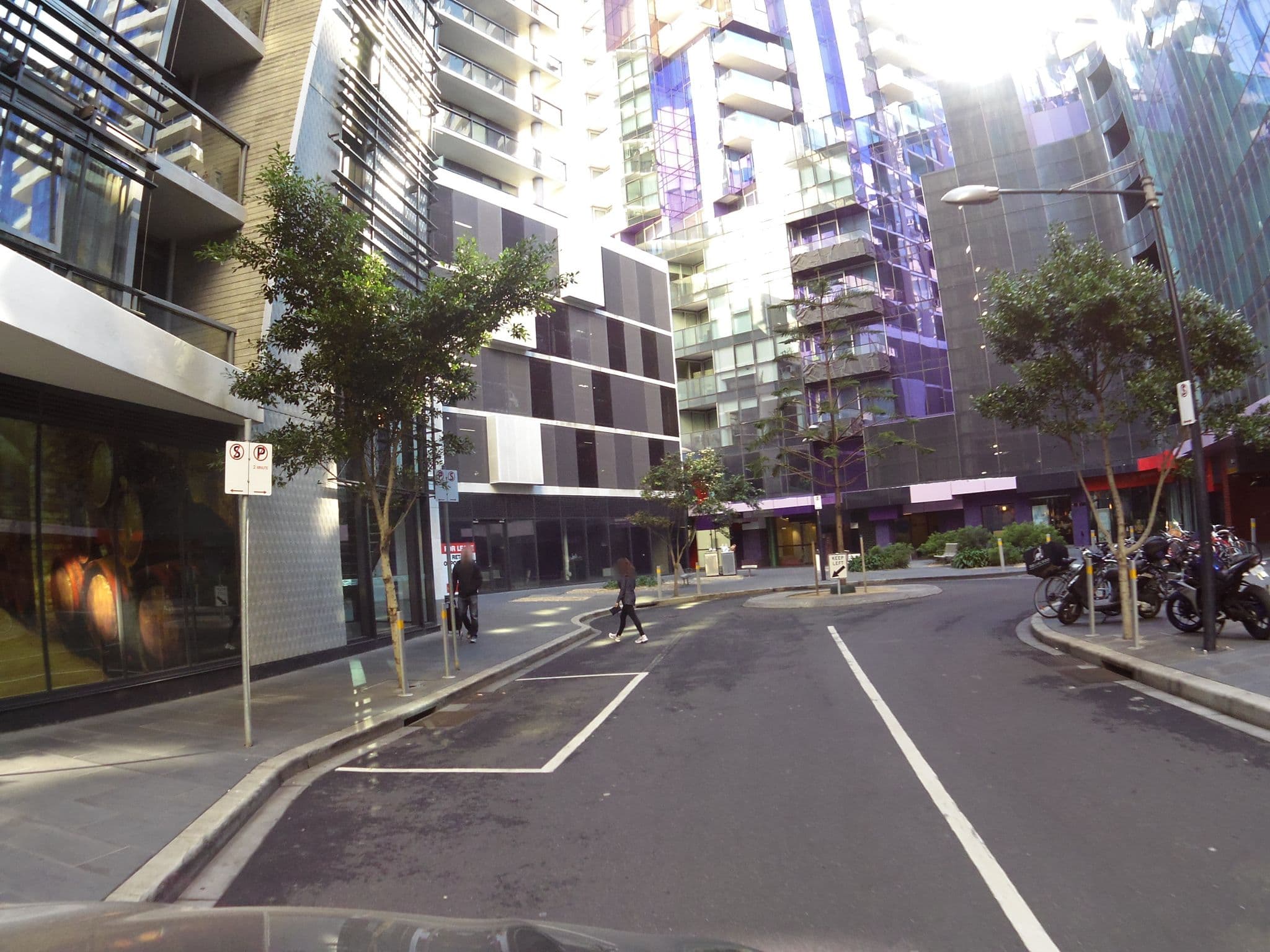 Street view near The Sebel, Docklands — © skillsy (CC BY-SA · Mapillary)