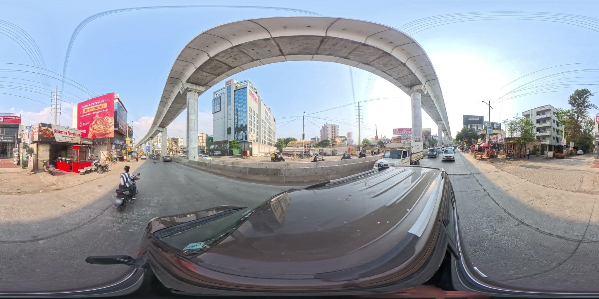 Street view near Ashiyana Lodge, Hinjawadi — © skysign (CC BY-SA · Mapillary)