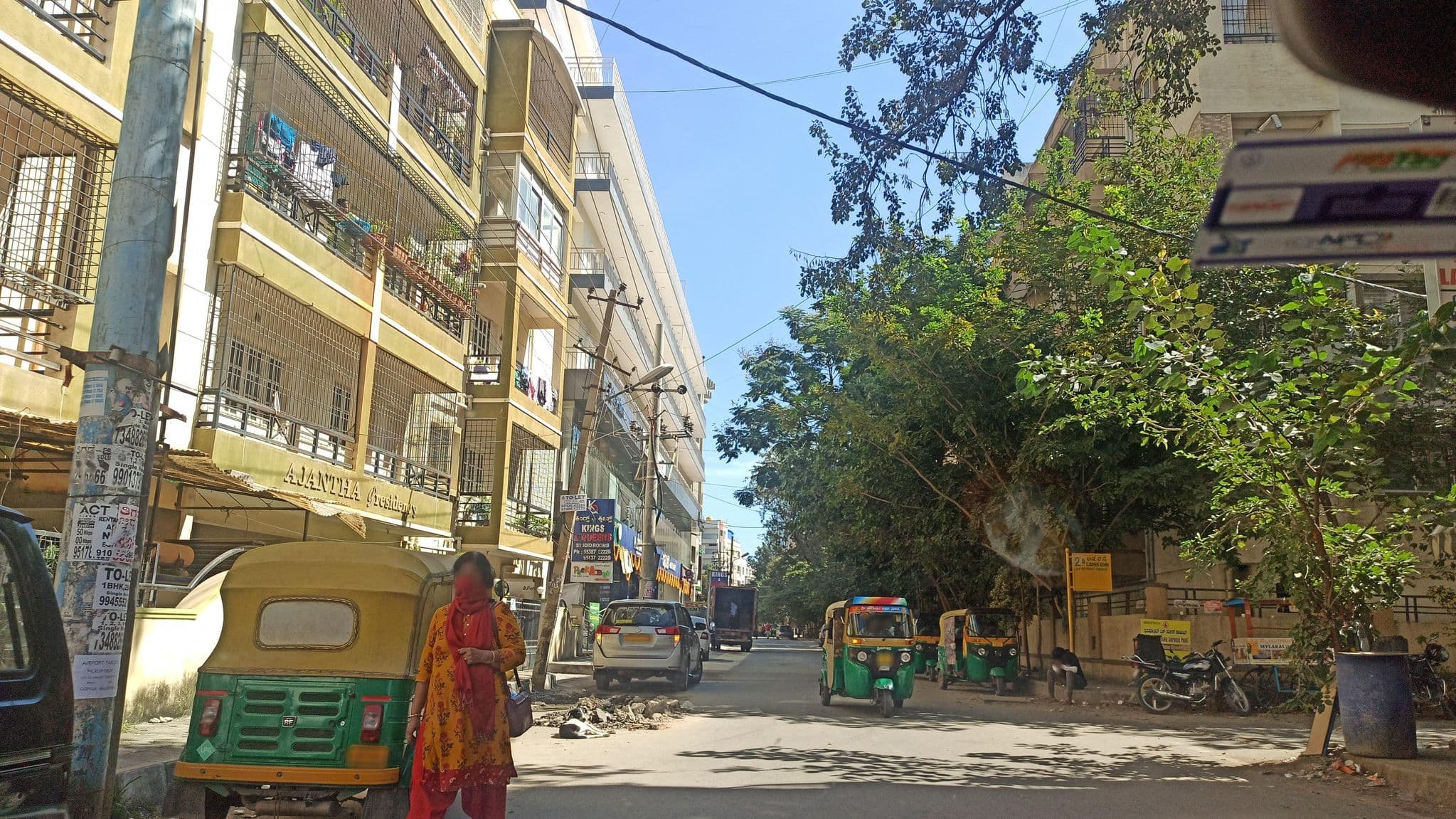 Street view near Sri Sai Manasa PG for Ladies, koppana Agrahara — © IBI (CC BY-SA · Mapillary)