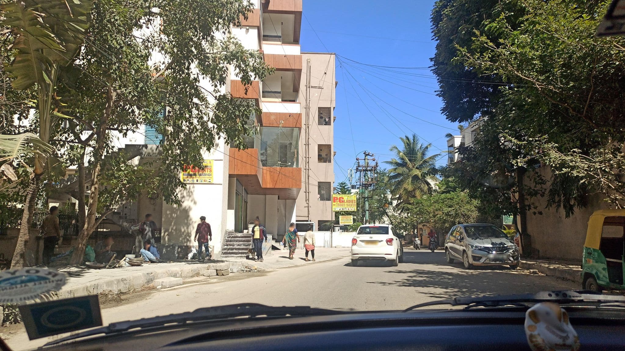 Street view near Oxygen PG for Ladies, koppana Agrahara — © IBI (CC BY-SA · Mapillary)