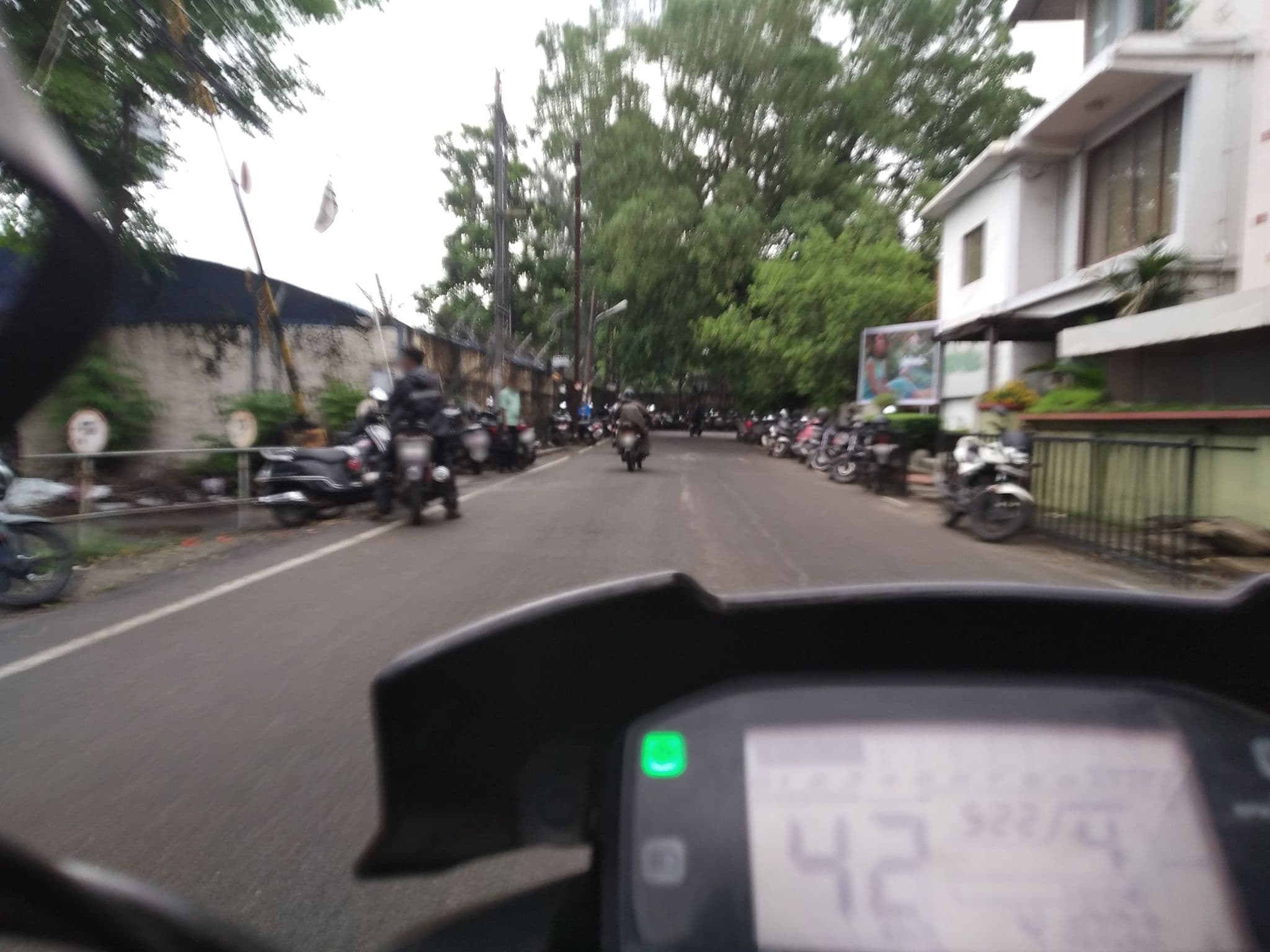 Street view near Shalom Gents hostel, Kanayannur — © jothishbabu (CC BY-SA · Mapillary)