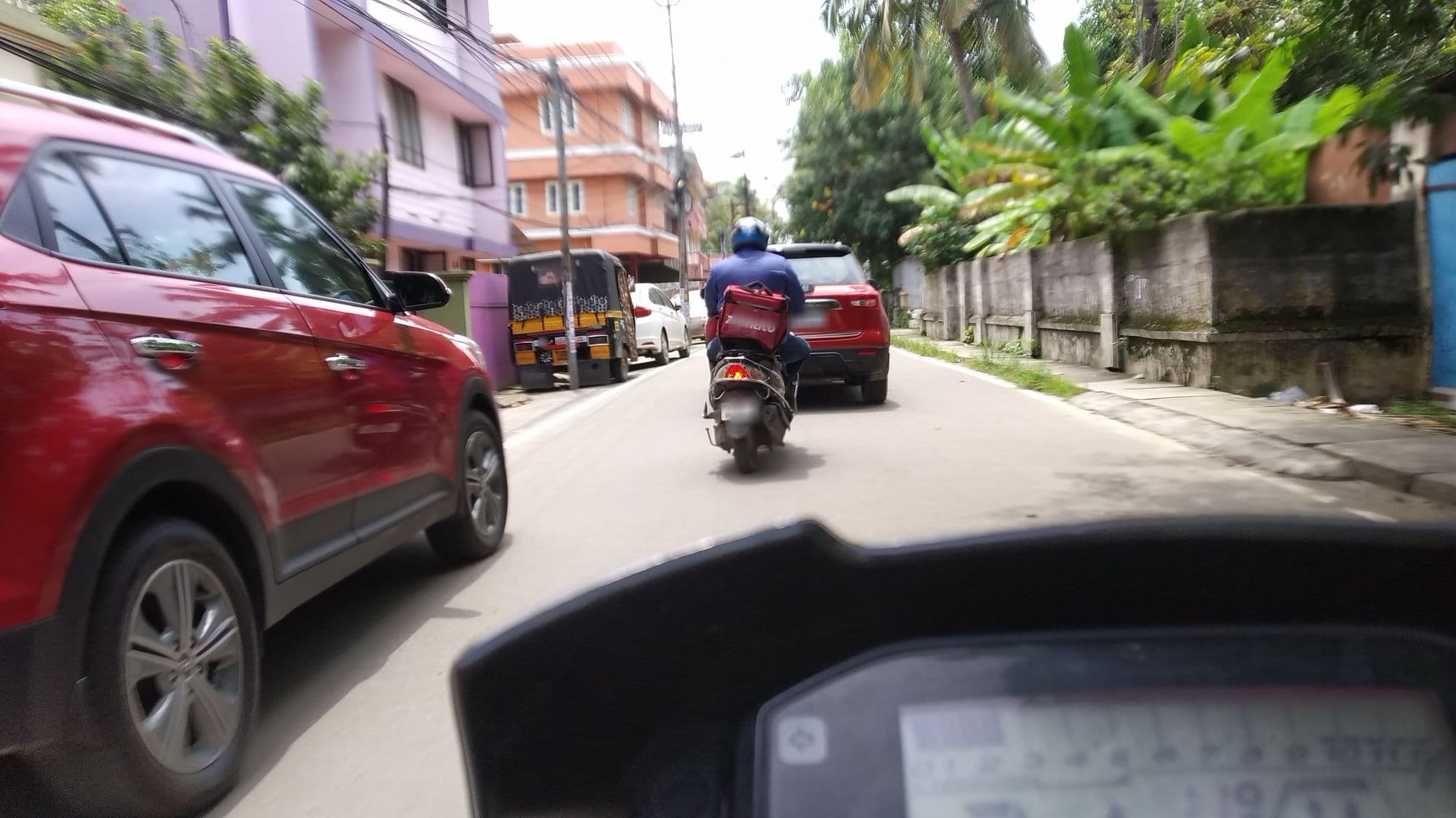 Street view near Shalom Executive Ladies Hostel, Kanayannur