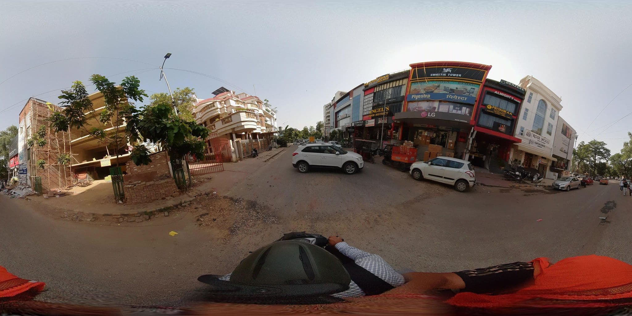 Street view near Rosewood Hotel & Banquet, Prayagraj — © sahilmeena09 (CC BY-SA · Mapillary)