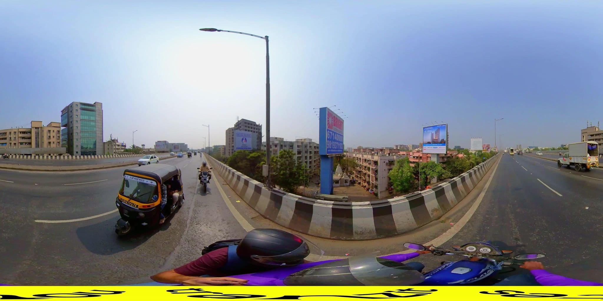 Street view near Bloom Hotel, Mumbai — © tranzitnotes (CC BY-SA · Mapillary)
