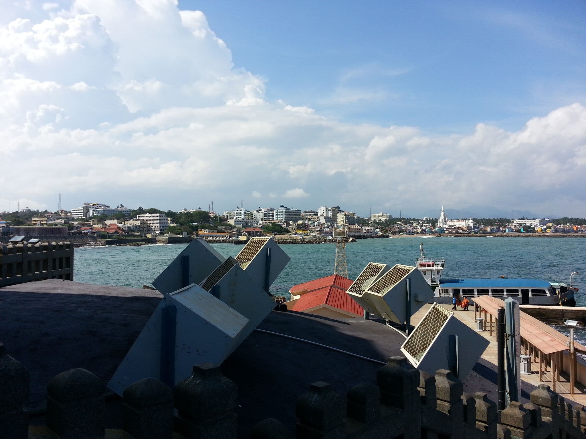 Street view near The Seashore Hotel, Kanniyākumāri — © aloksharma (CC BY-SA · Mapillary)