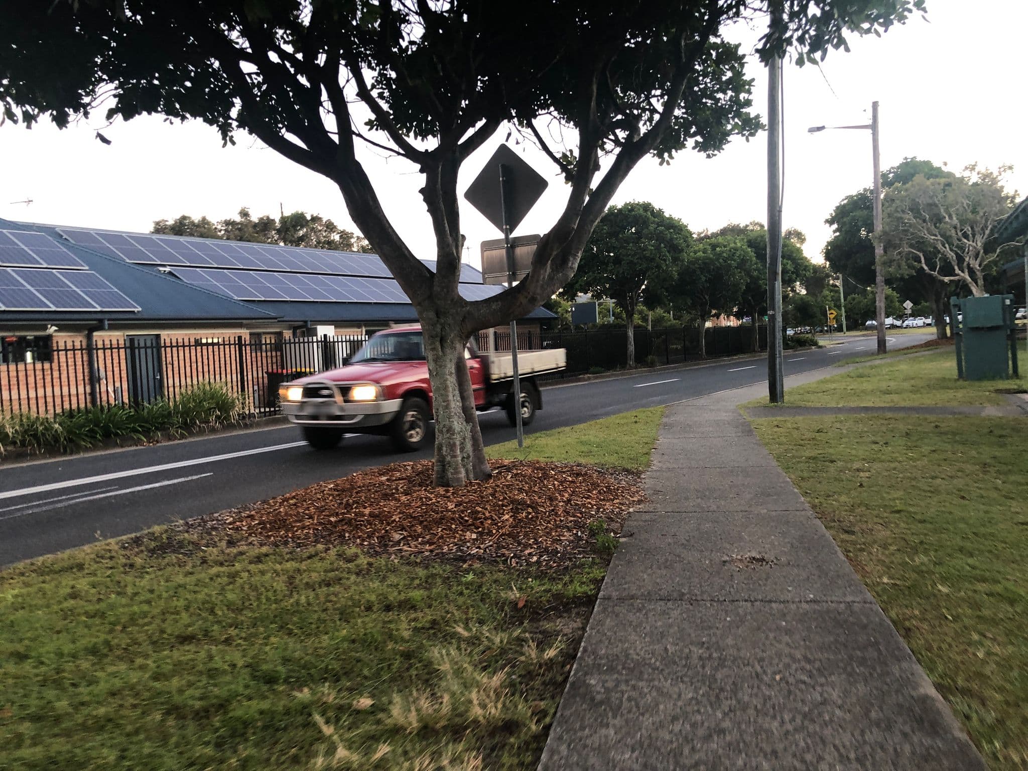 Street view near Reception - Big 4 Park Beach Holiday Park, Coffs Harbour — © nicholsp (CC BY-SA · Mapillary)