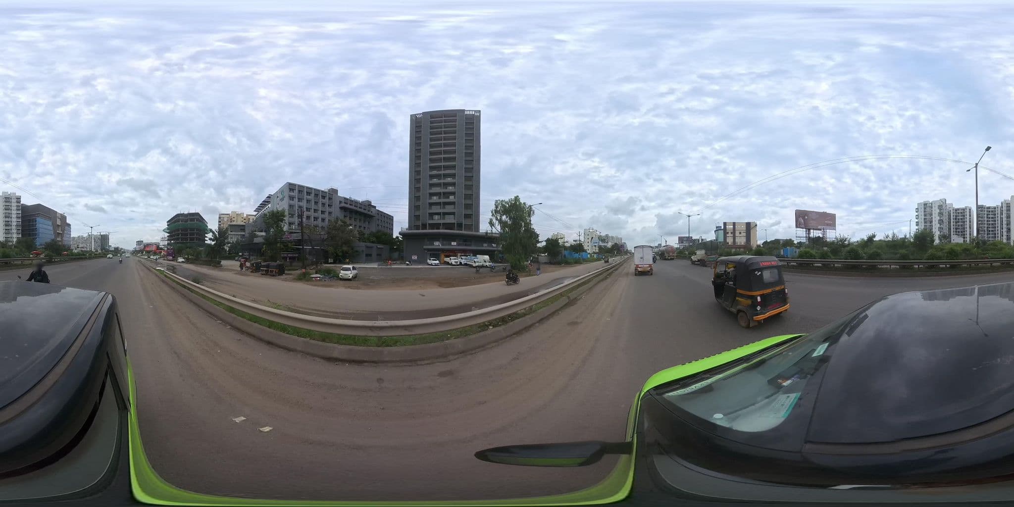 Street view near Hotel The Luxe, Hinjawadi — © skysign (CC BY-SA · Mapillary)