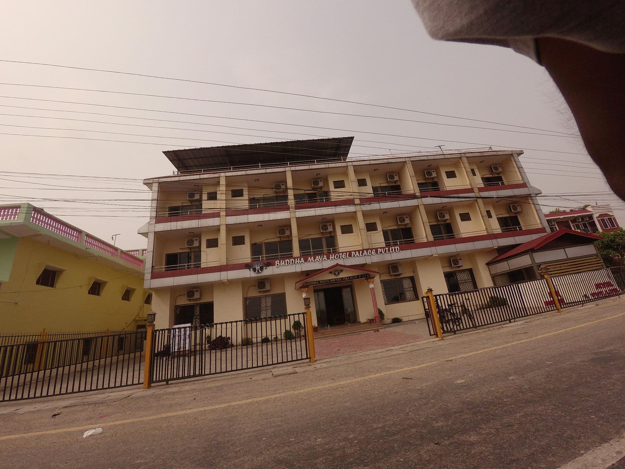 Street view near Buddha Maya Hotel Palace, Nautanwa — © gauravparajuli09 (CC BY-SA · Mapillary)