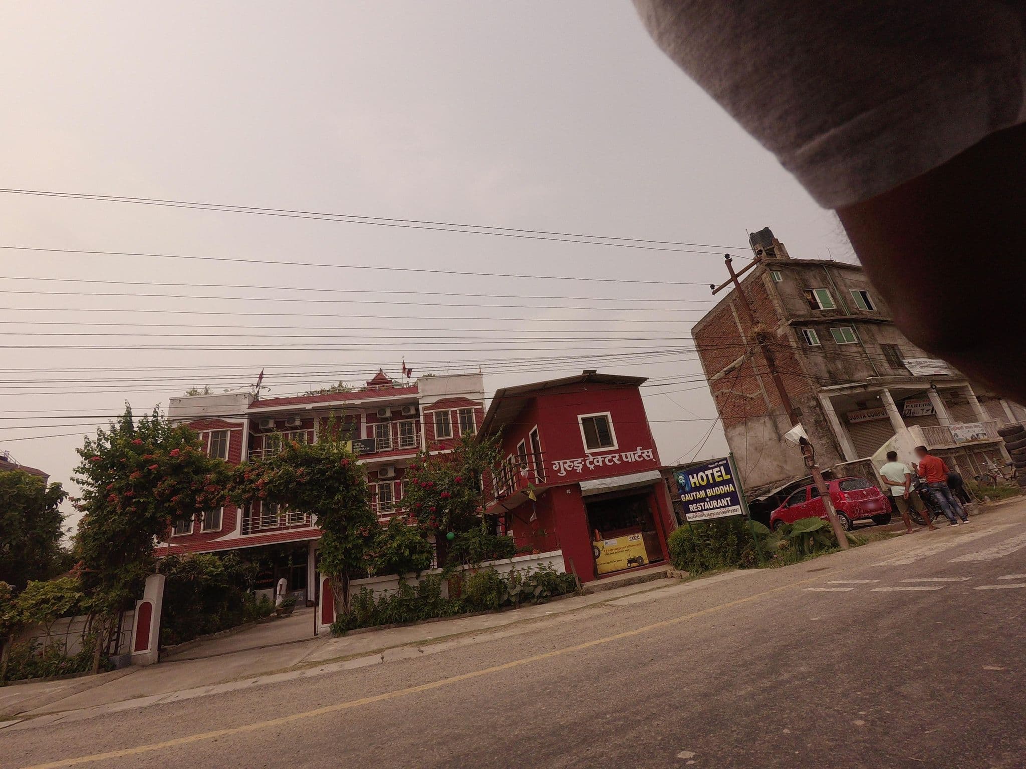 Street view near Hotel Gautam Budhha, Nautanwa — © gauravparajuli09 (CC BY-SA · Mapillary)